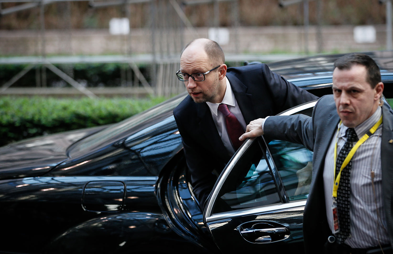 Ukrainian interim Prime Minister Arseniy Yatsenyuk