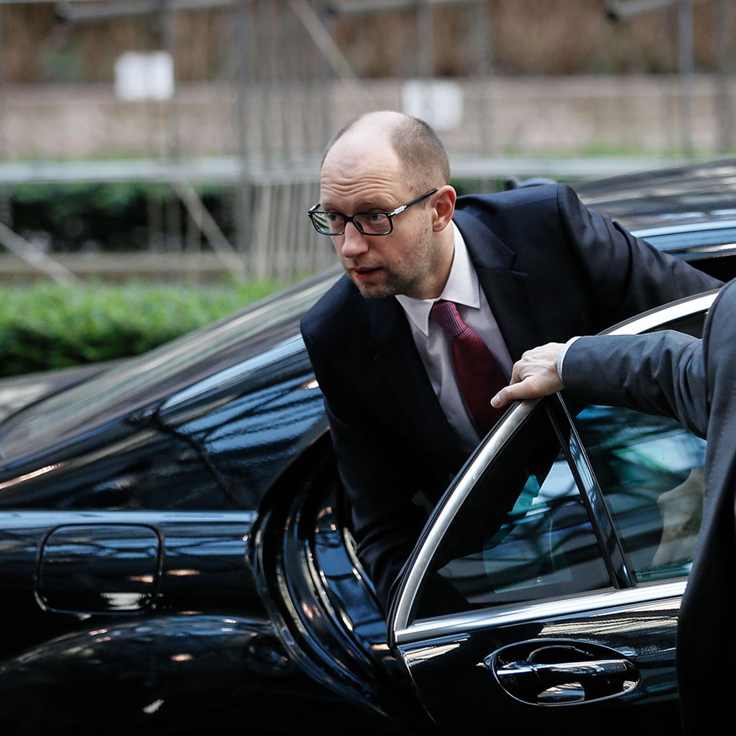 Ukrainian interim Prime Minister Arseniy Yatsenyuk