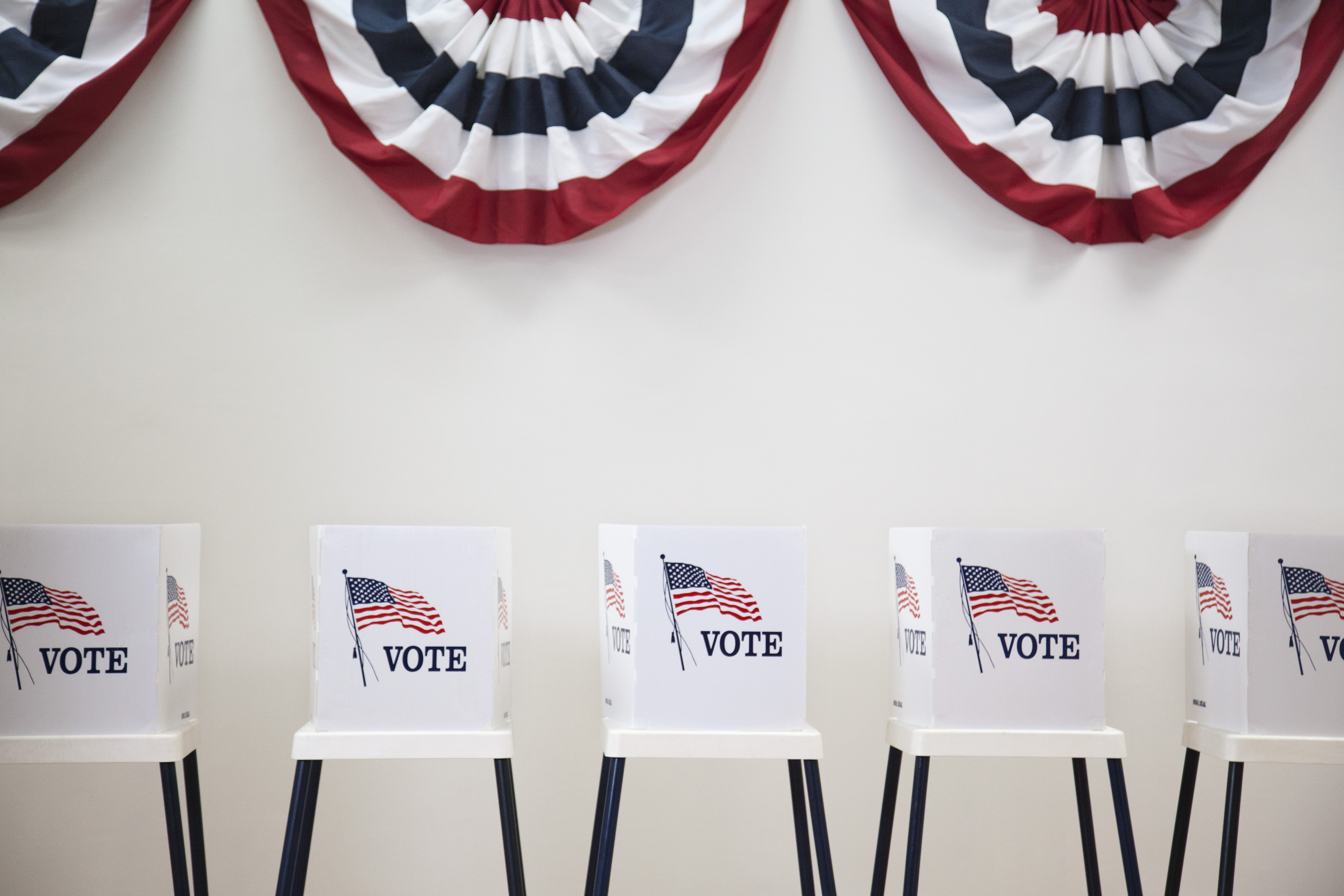 Voting booths