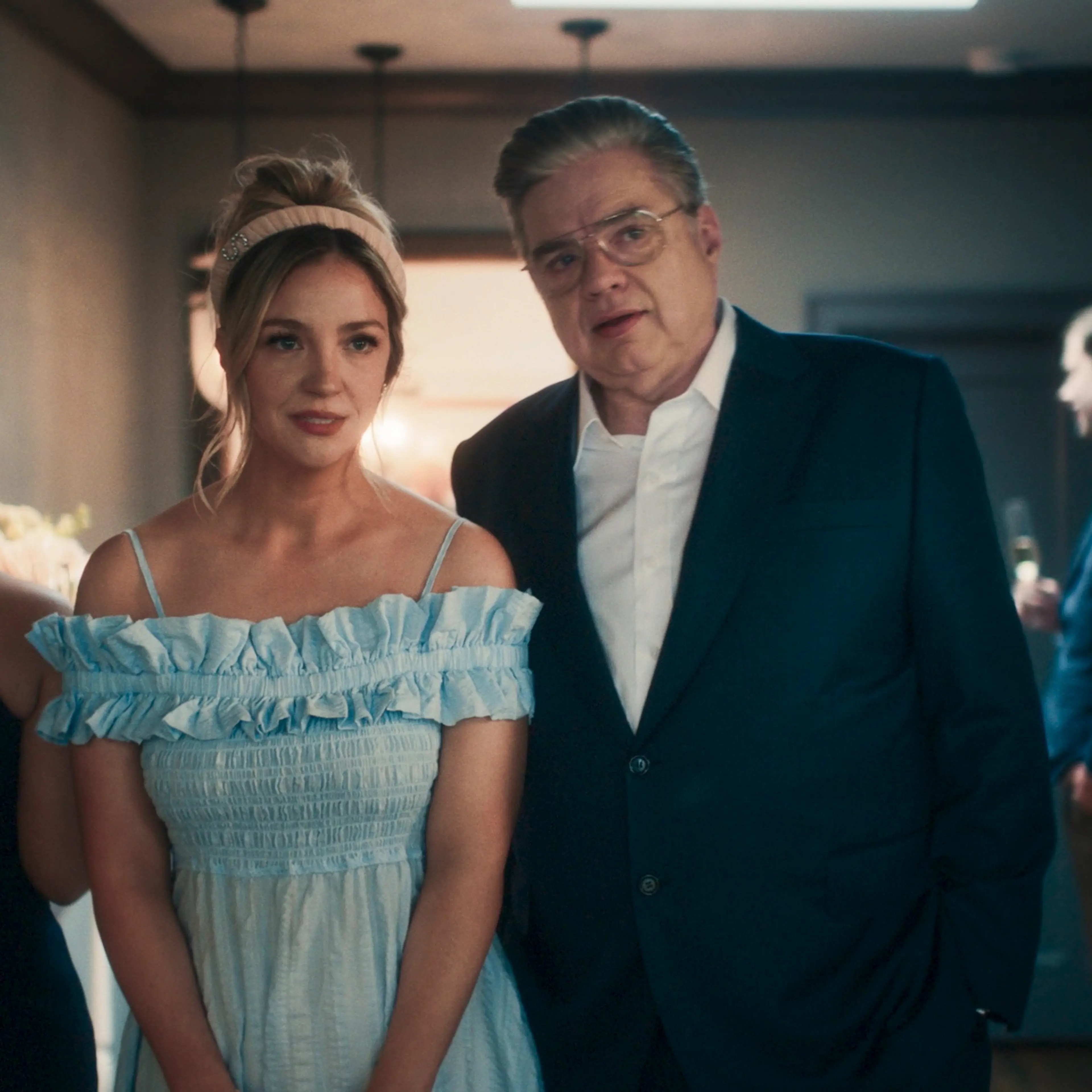 THE BEAR — “Episode 7” — Season 4 Episode 7 (Airs Thursday, June 26th) Pictured: (l-r) Abby Elliott as Natalie “Sugar” Berzatto, Oliver Platt as Uncle Jimmy. CR: FX.