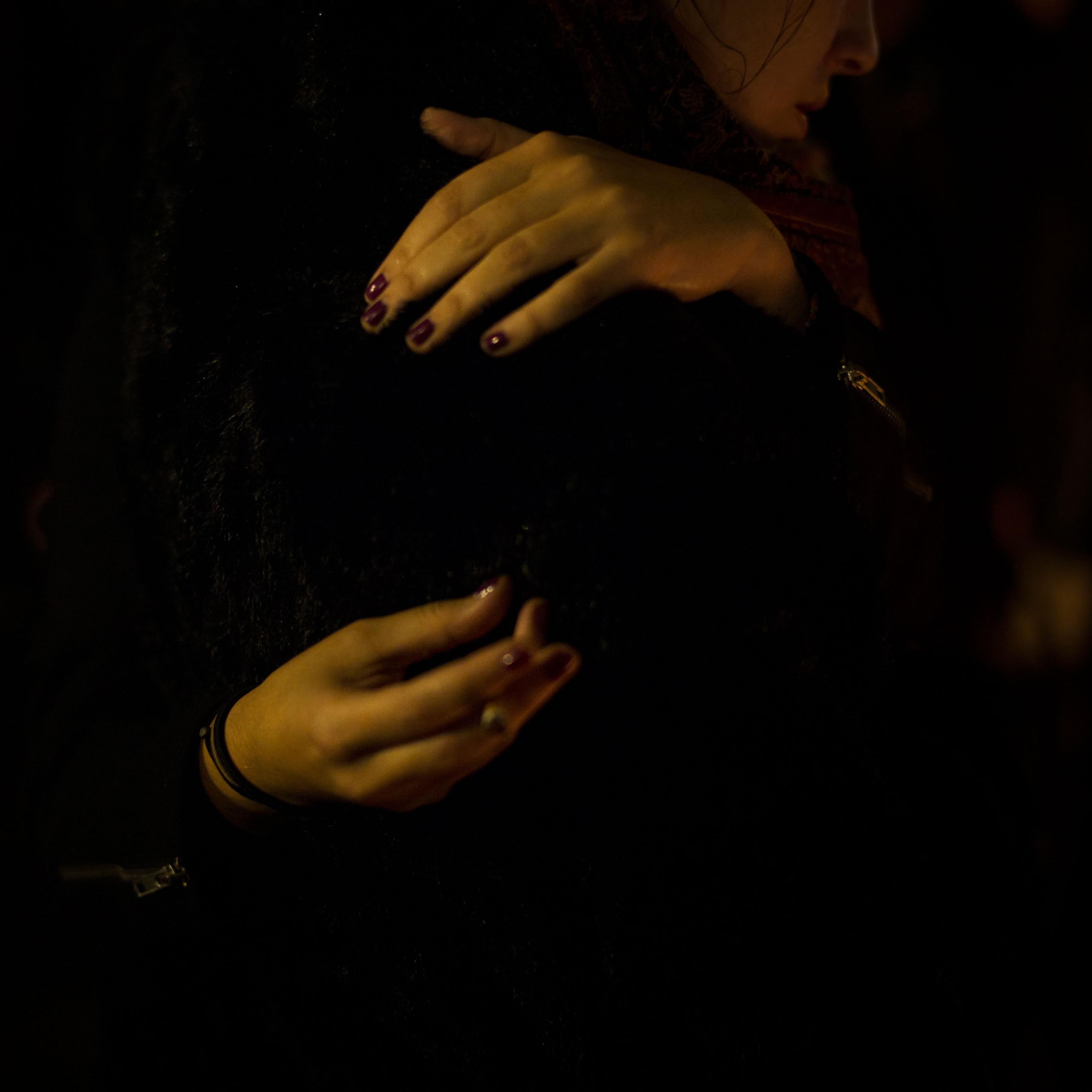 Paris Mourners on Place de la Republique
