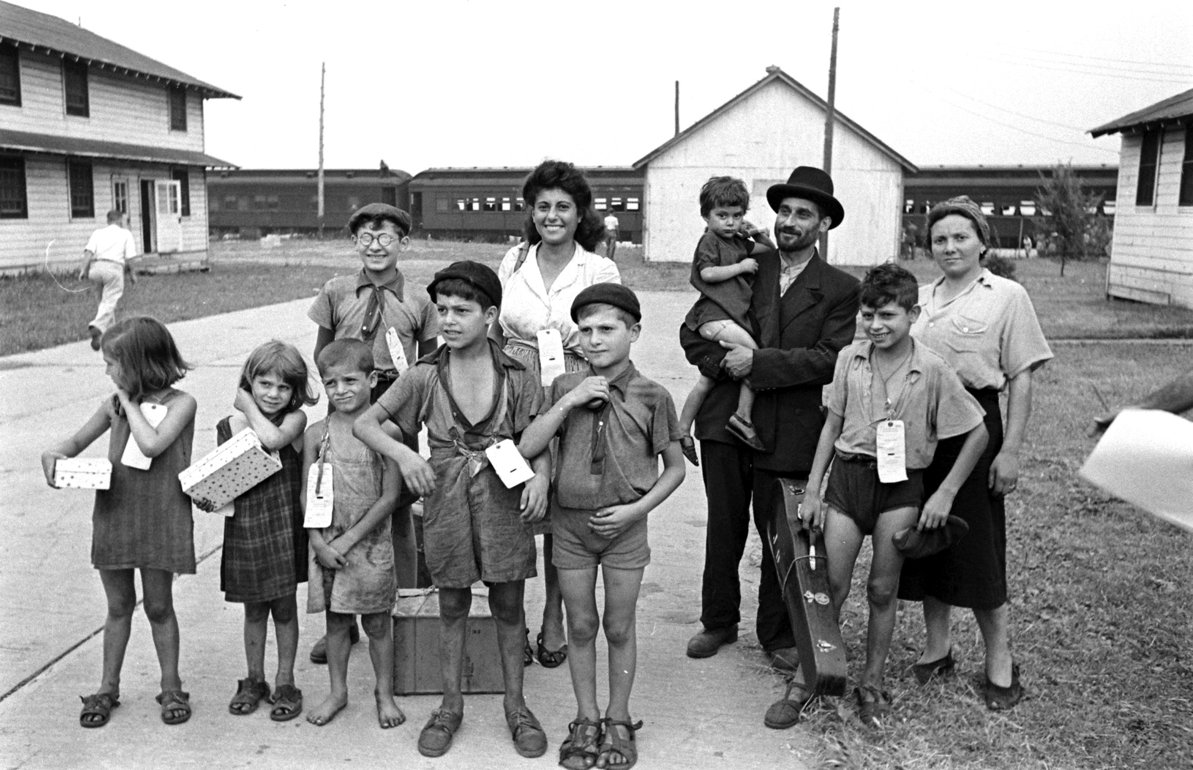 World War II refugees who arrived in New York in 1944.