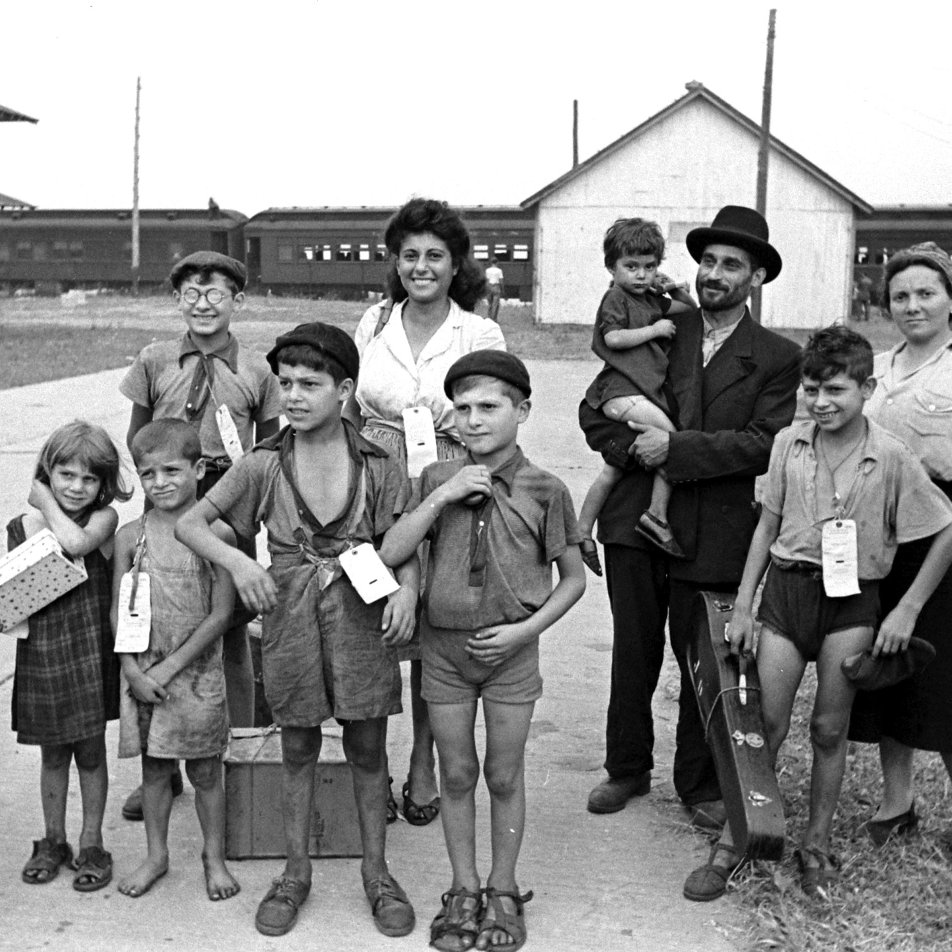 World War II refugees who arrived in New York in 1944.