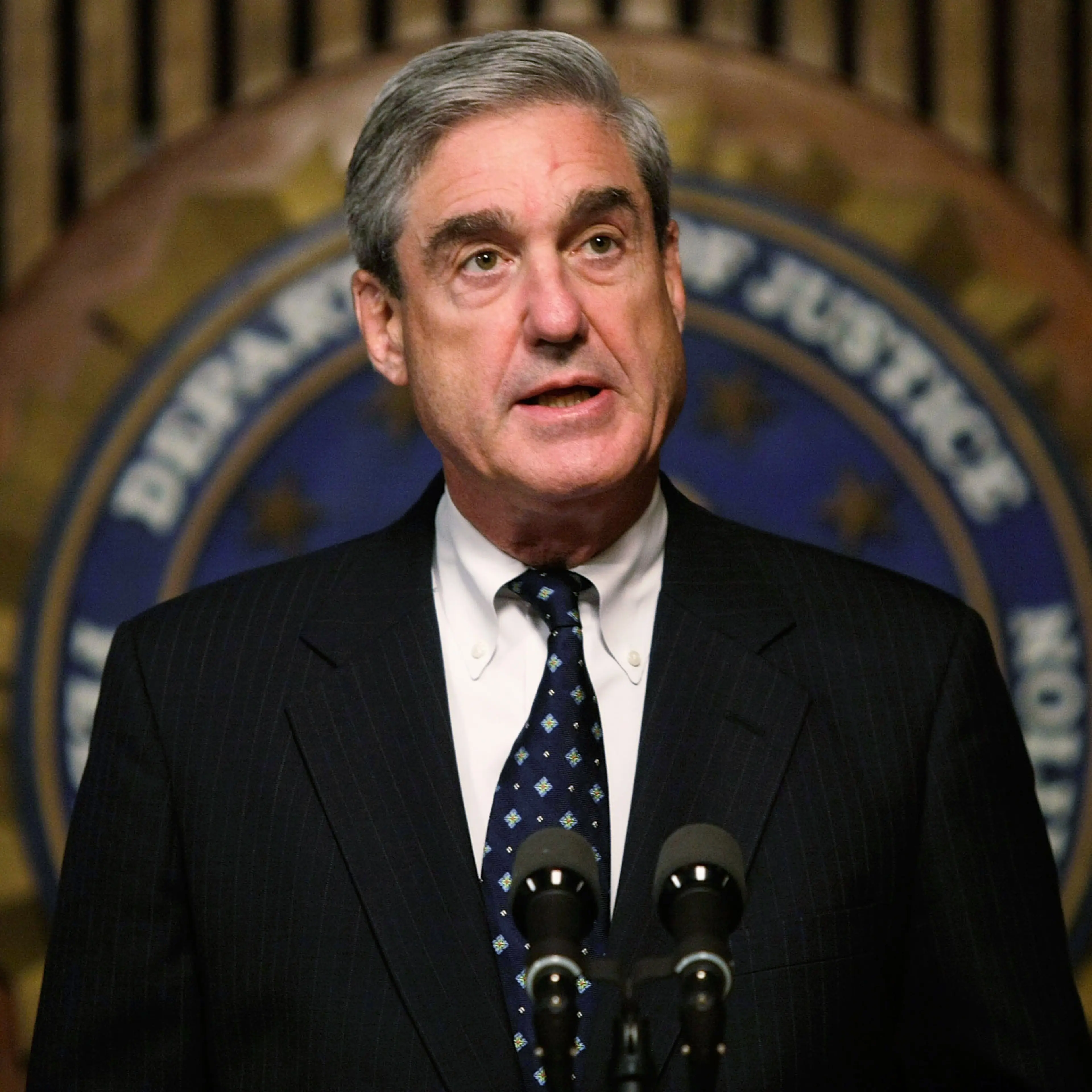 FBI Director Robert Muller Holds News Conference
