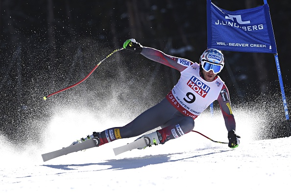 Bode Miller competes during the FIS Alpine World Ski Championships Men's Super-G in Beaver Creek, Colo., on Feb. 5, 2015
