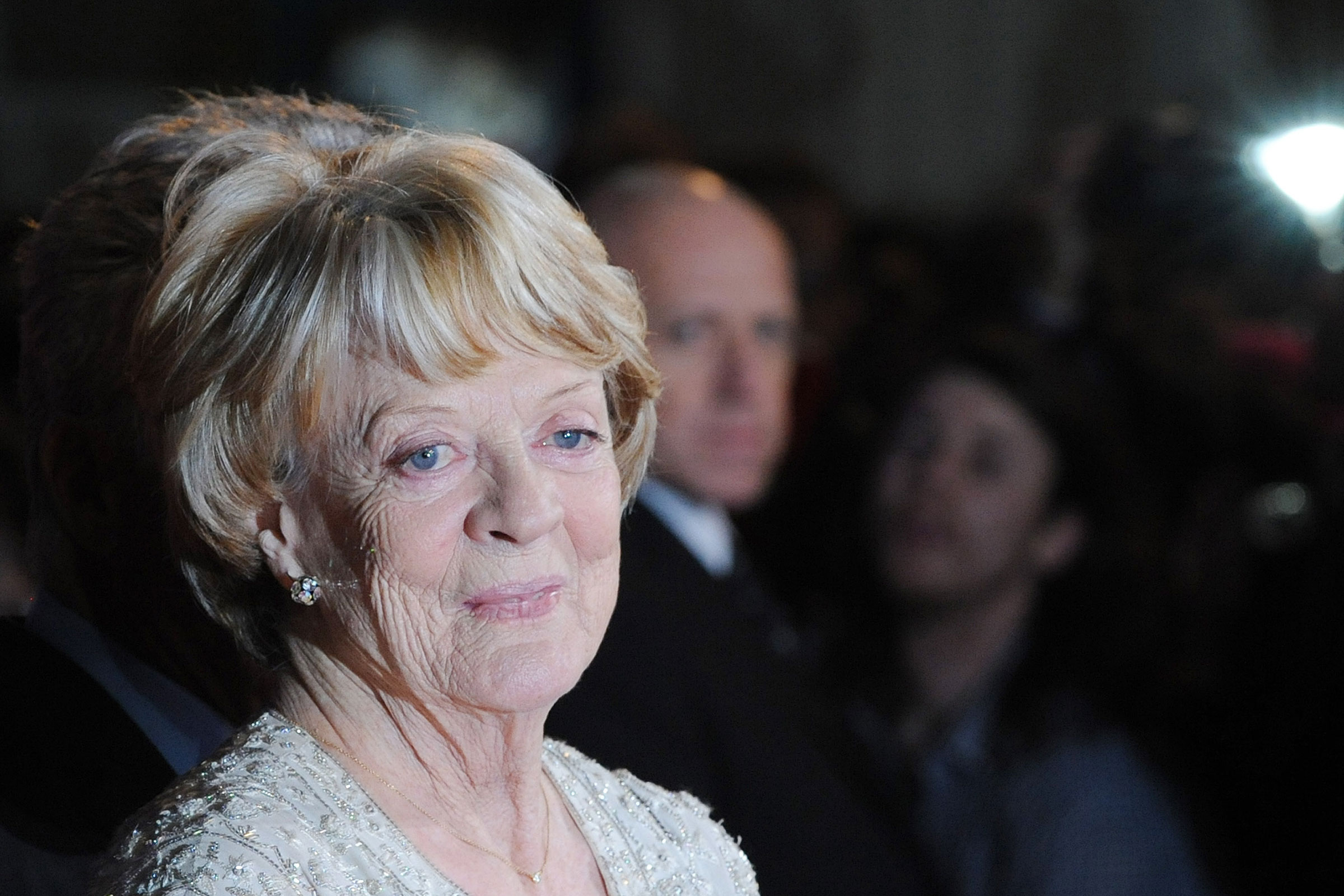 Dame Maggie Smith at a premiere in London, in 2012.