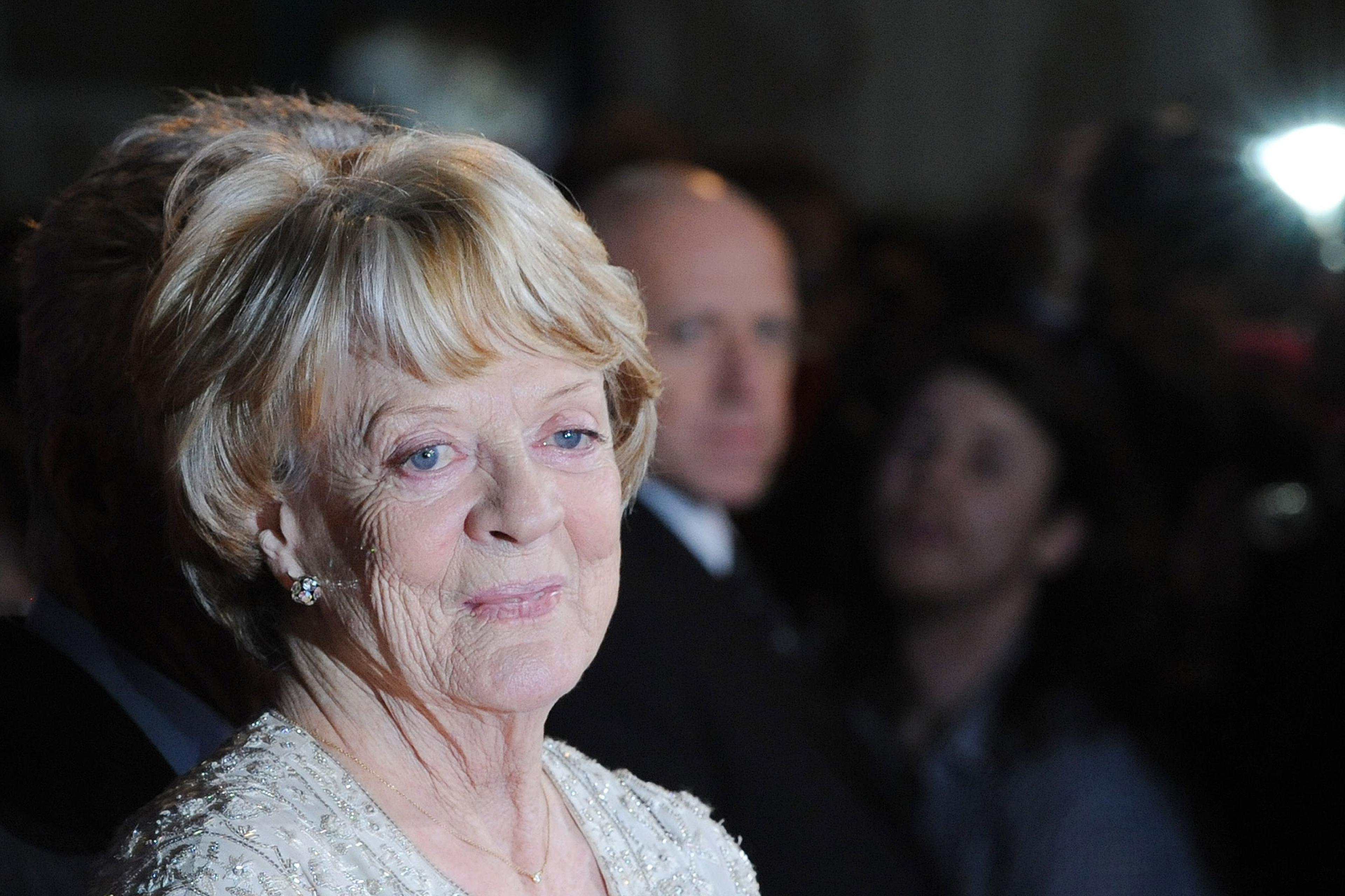 Dame Maggie Smith at a premiere in London, in 2012.