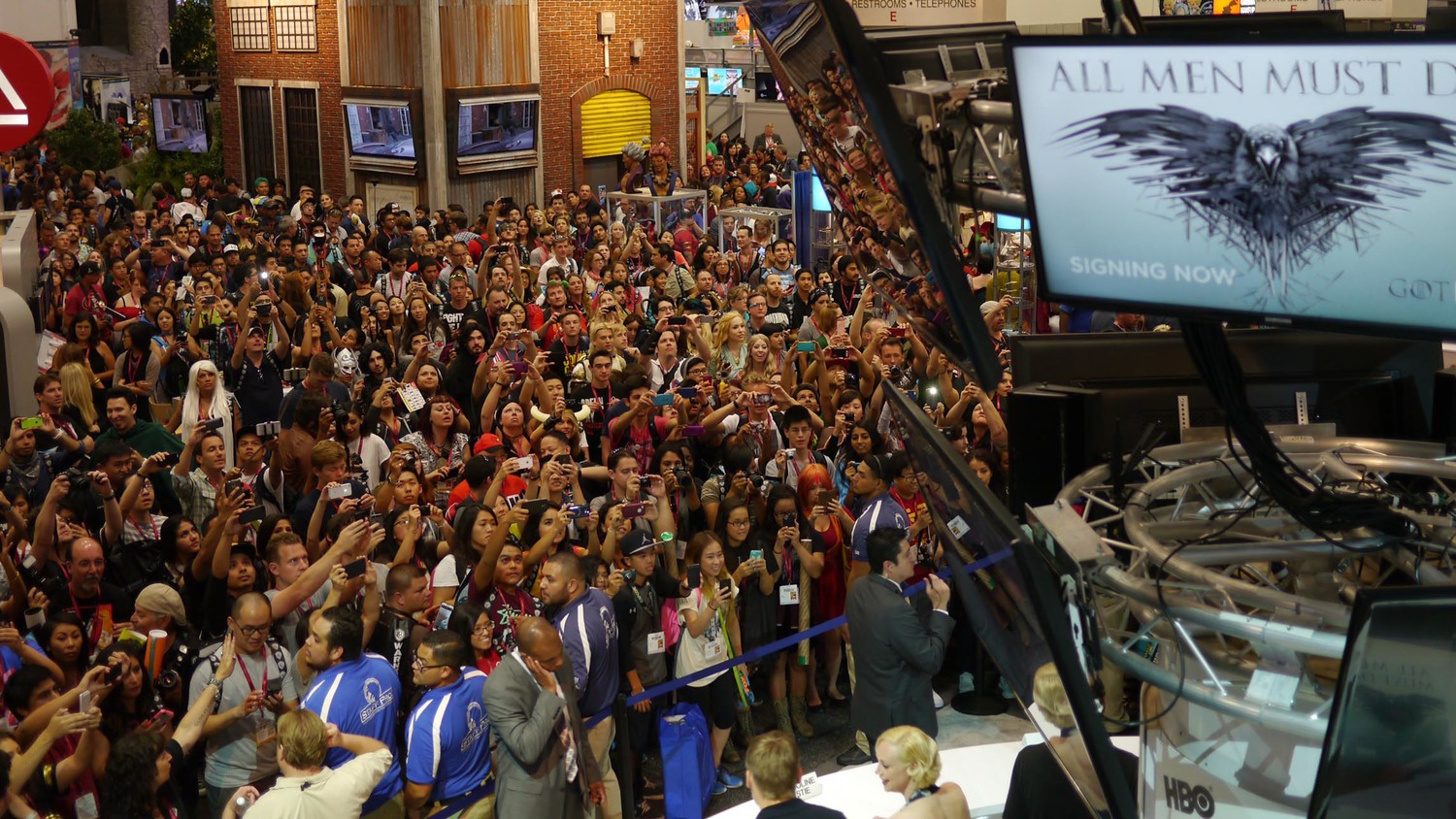 The crowd at HBO's Comic-Con "Game of Thrones" panel. 