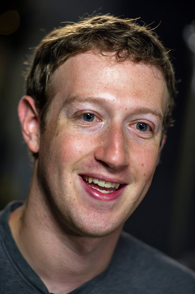 Mark Zuckerberg, co-founder and chief executive officer of Facebook Inc., at a Bloomberg television interview in Menlo Park, Calif. on Dec. 2, 2014.