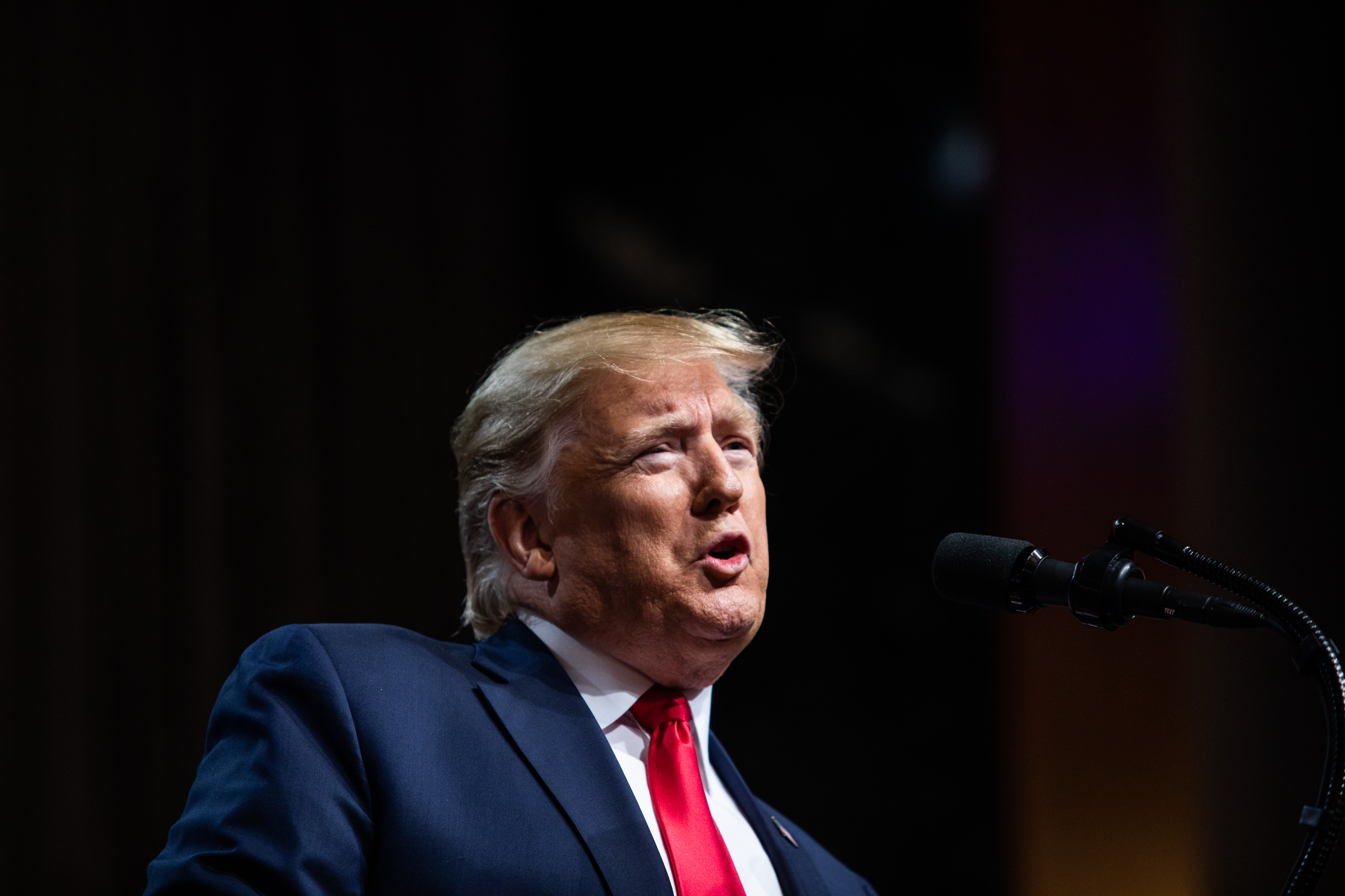 President Trump Speaks At The Economic Club Of New York