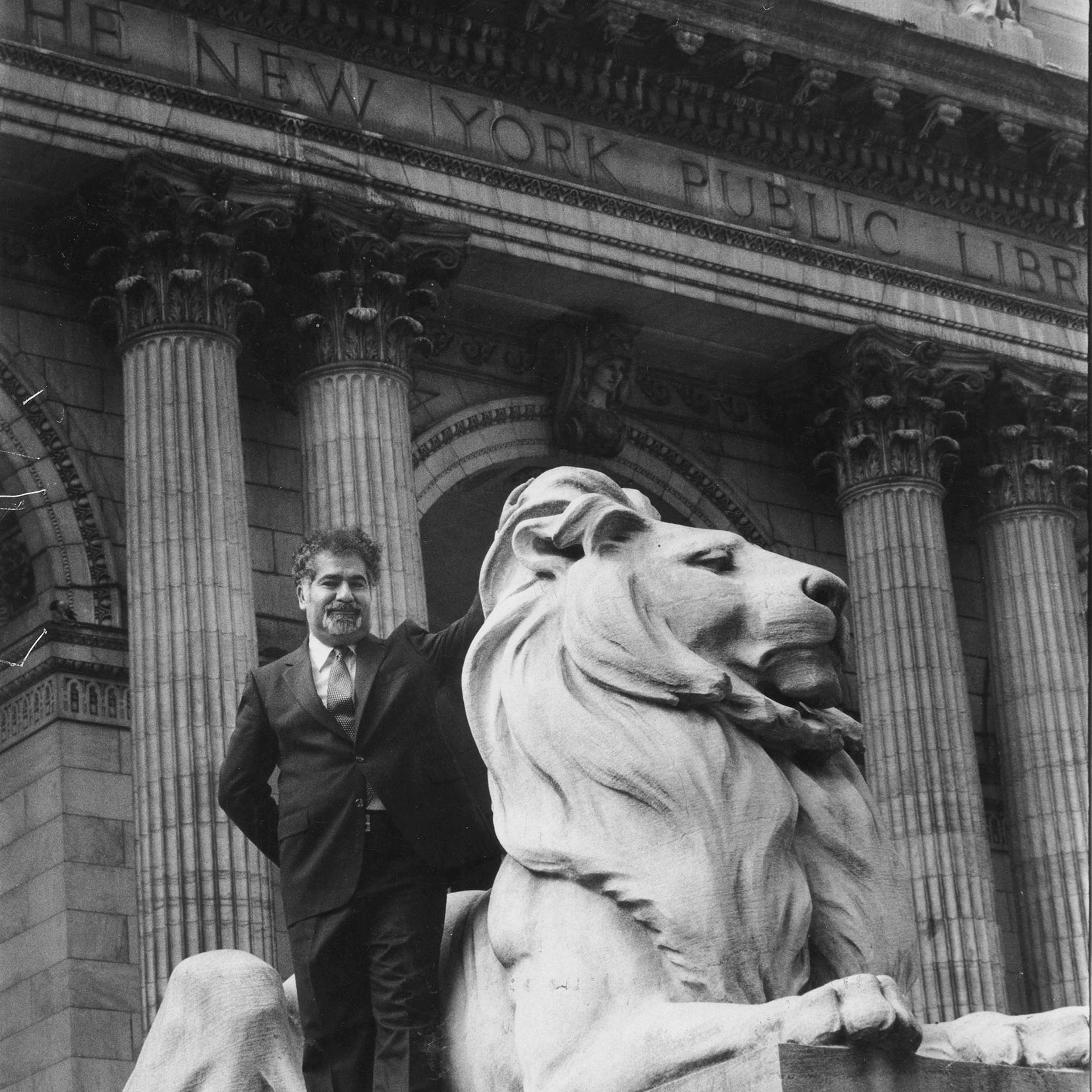 FOLDER # 76-258, SACK # 48655Vartan Gregorian outside the New York Pubic Library on September 11, 1981.Published NYT Daily September12, 1981Published NYT Book Review February 5, 1989credit: Sara Krulwich/The New York Times