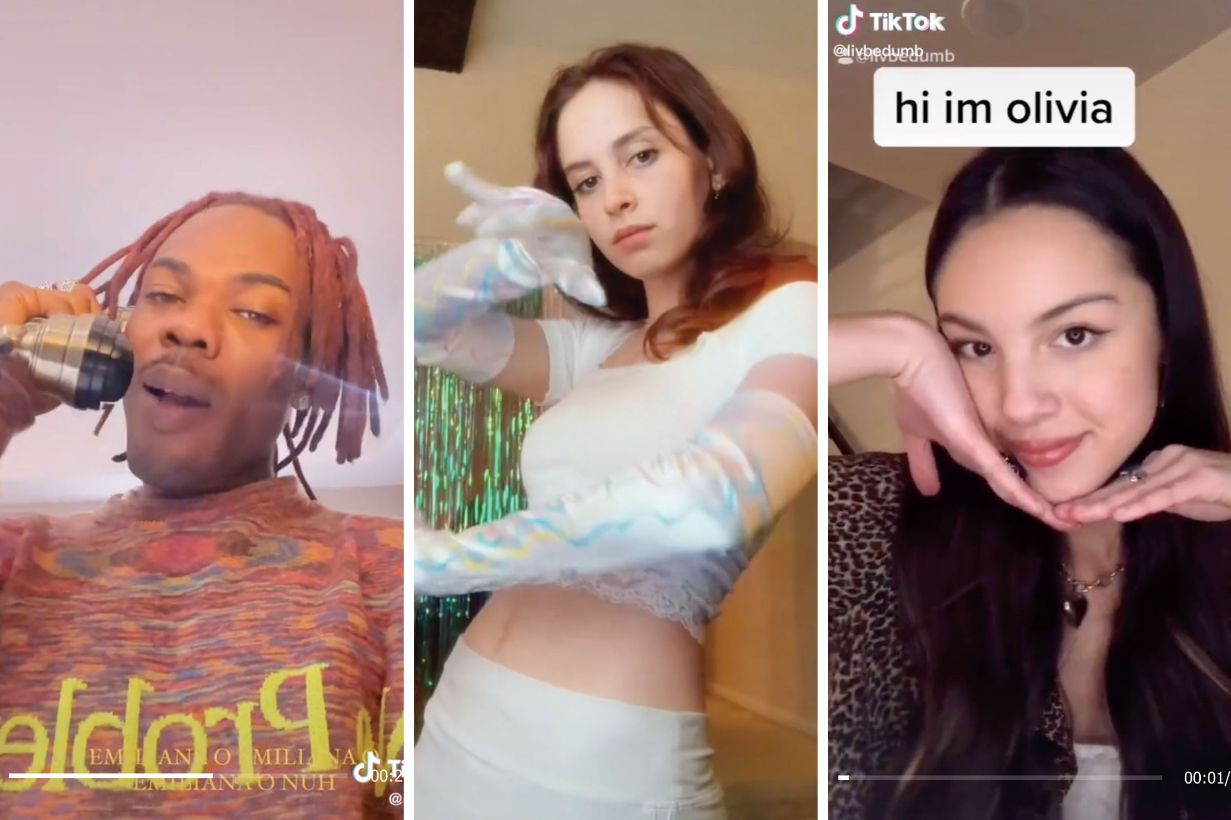 From left: Ckay, Magdalena Bay, Olivia Rodrigo