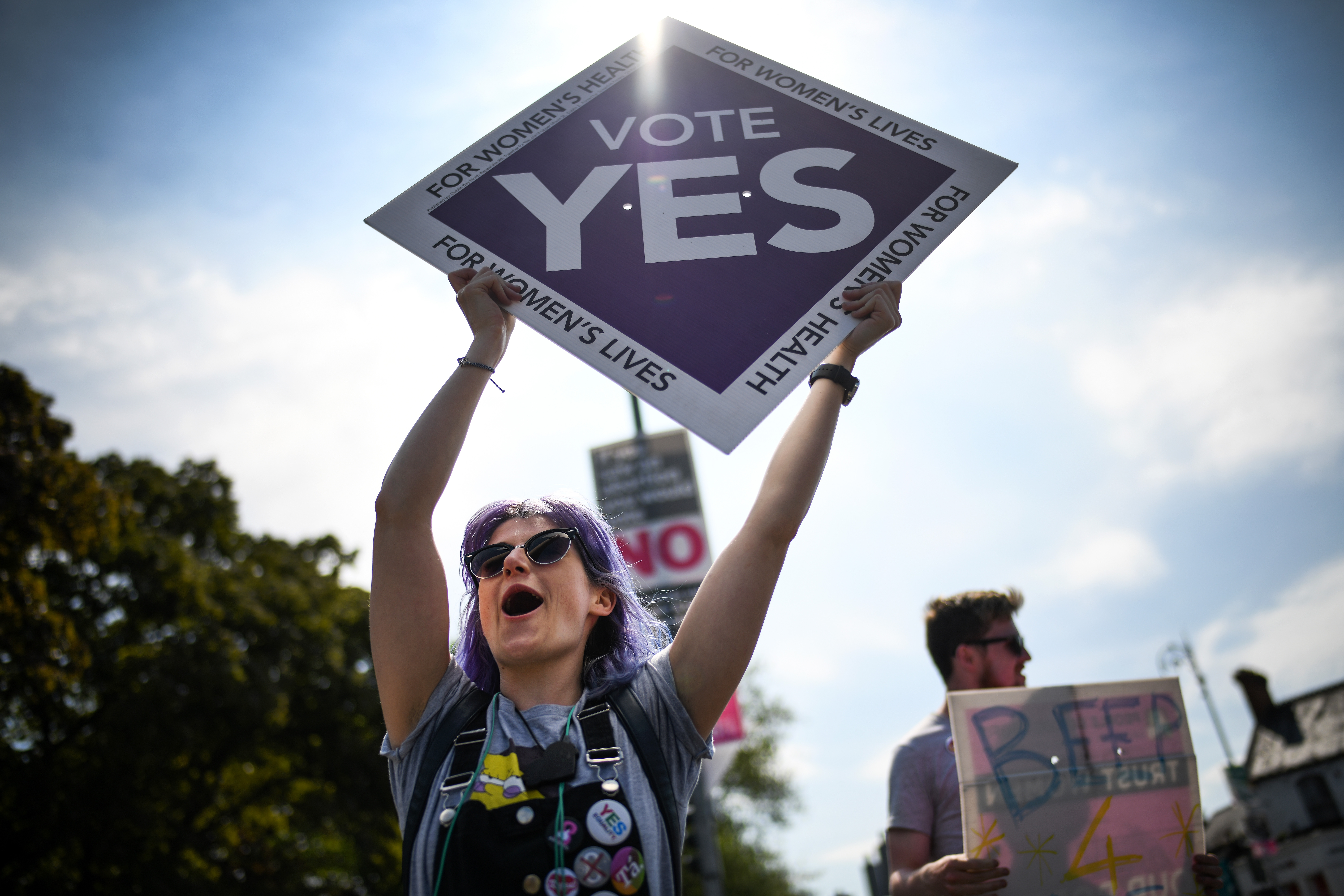 Voters Go To The Polls In Ireland's Abortion Referendum