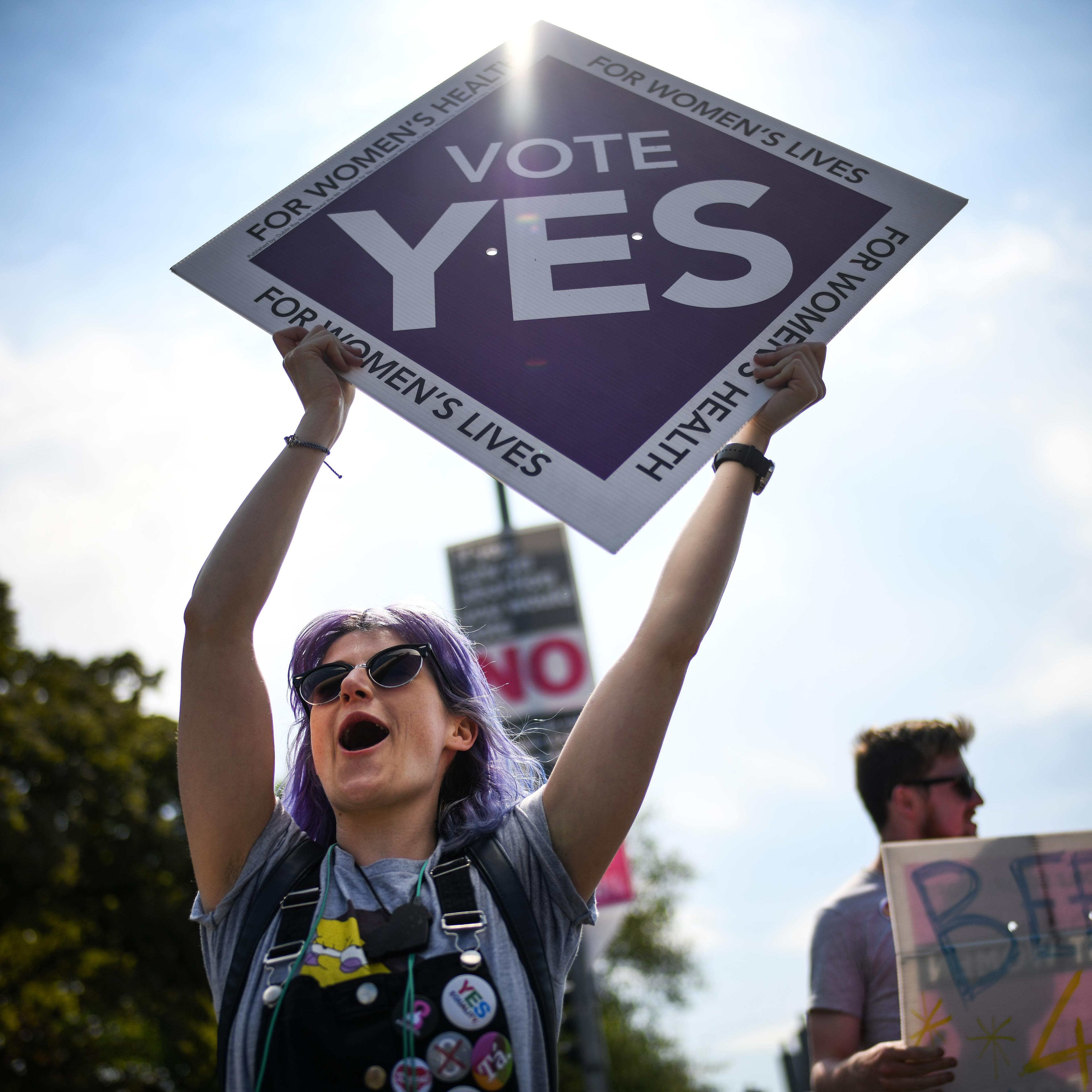 Voters Go To The Polls In Ireland's Abortion Referendum