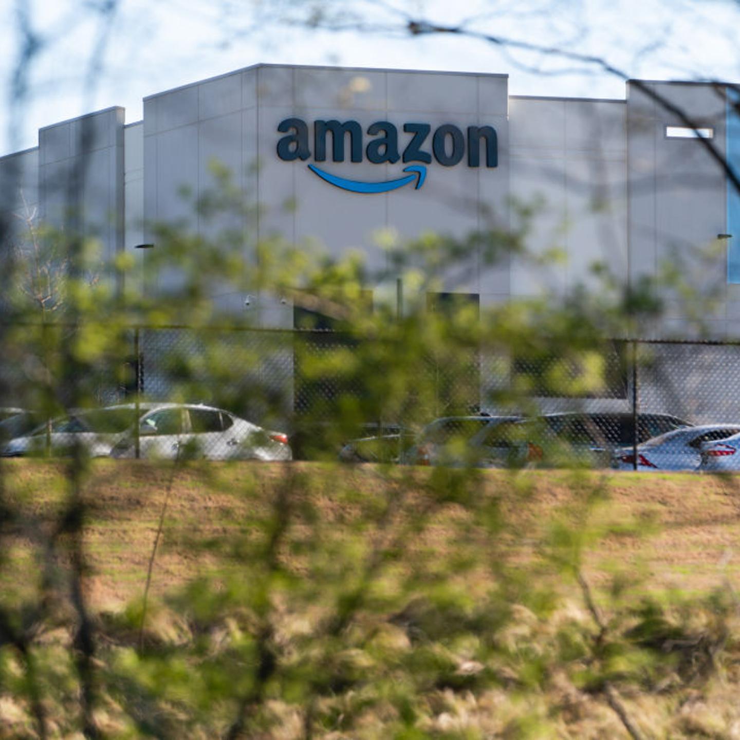 The Amazon fulfillment warehouse at the center of a unionization drive is seen on March 29, 2021 in Bessemer, Alabama.