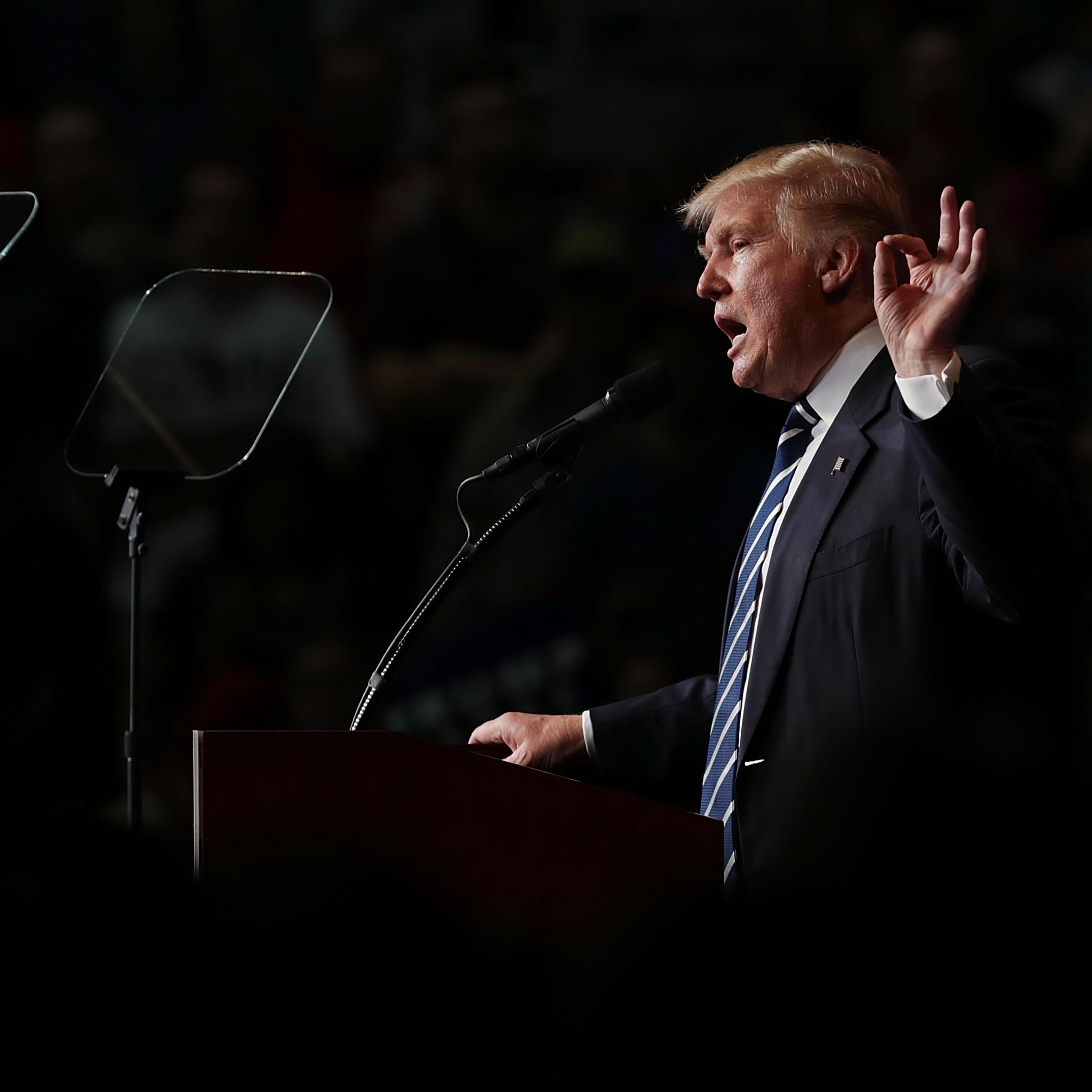 Donald Trump And Mike Pence Campaign Together In Wisconsin