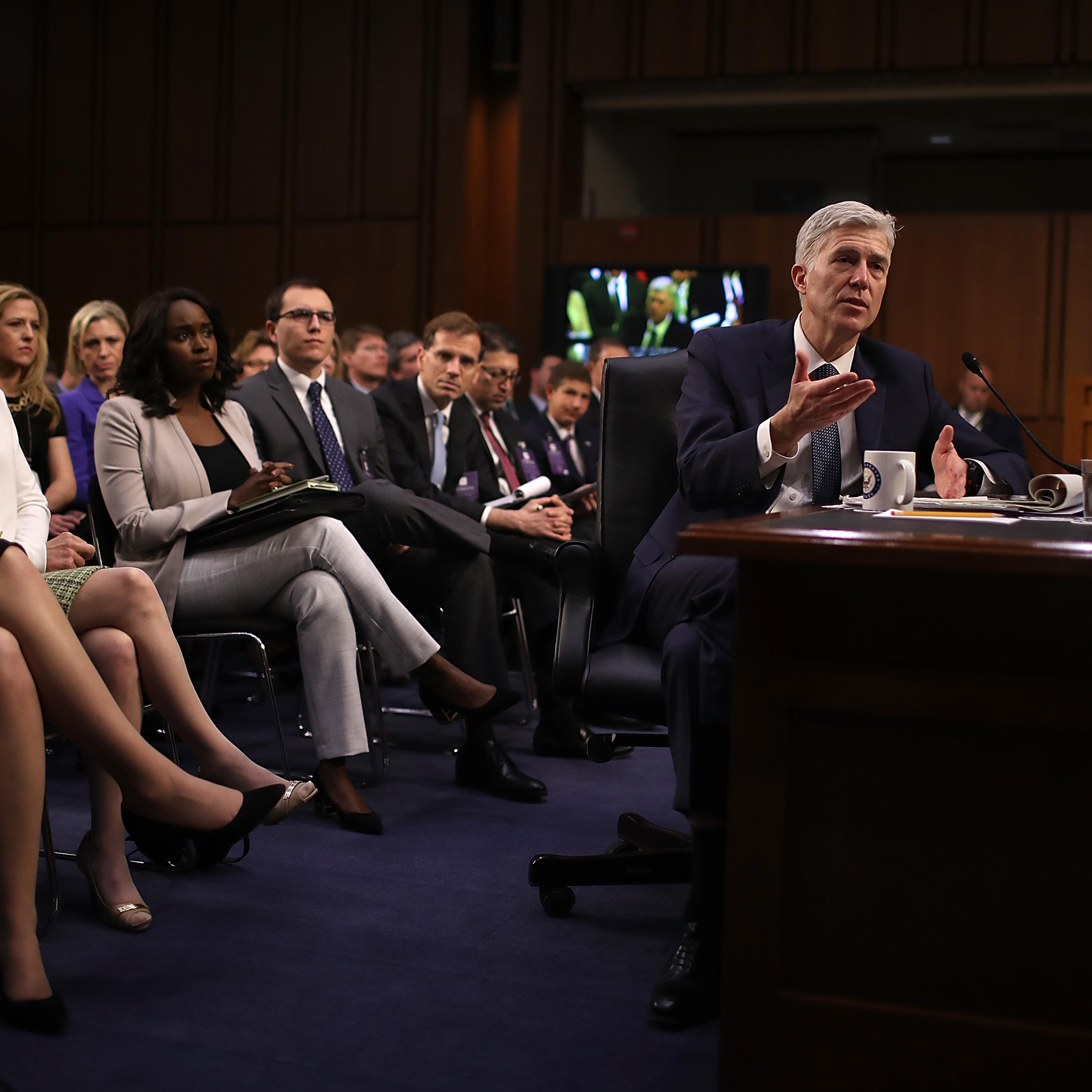 Senate Holds Confirmation Hearing For Supreme Court Nominee Neil Gorsuch