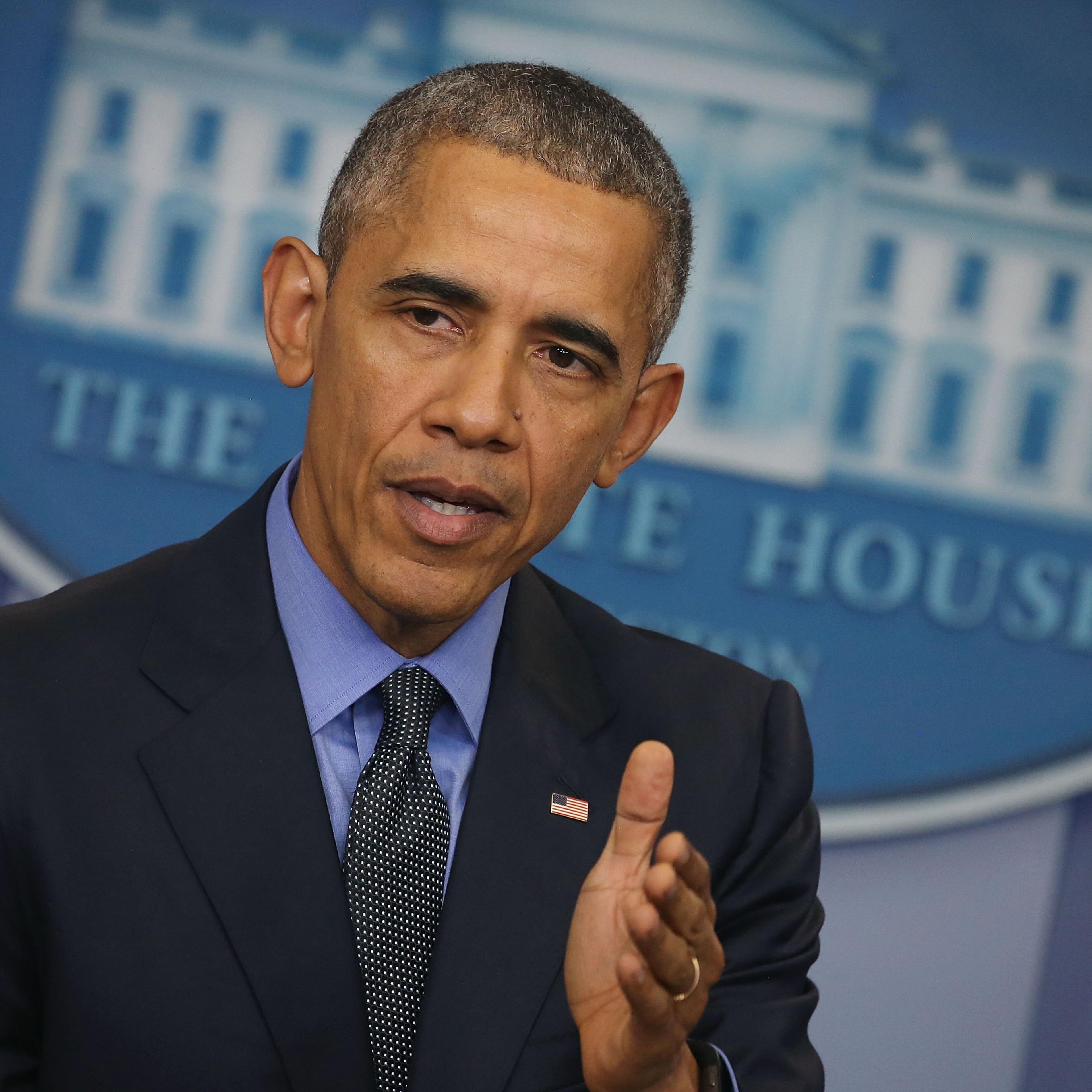 President Obama Holds Press Conference At White House