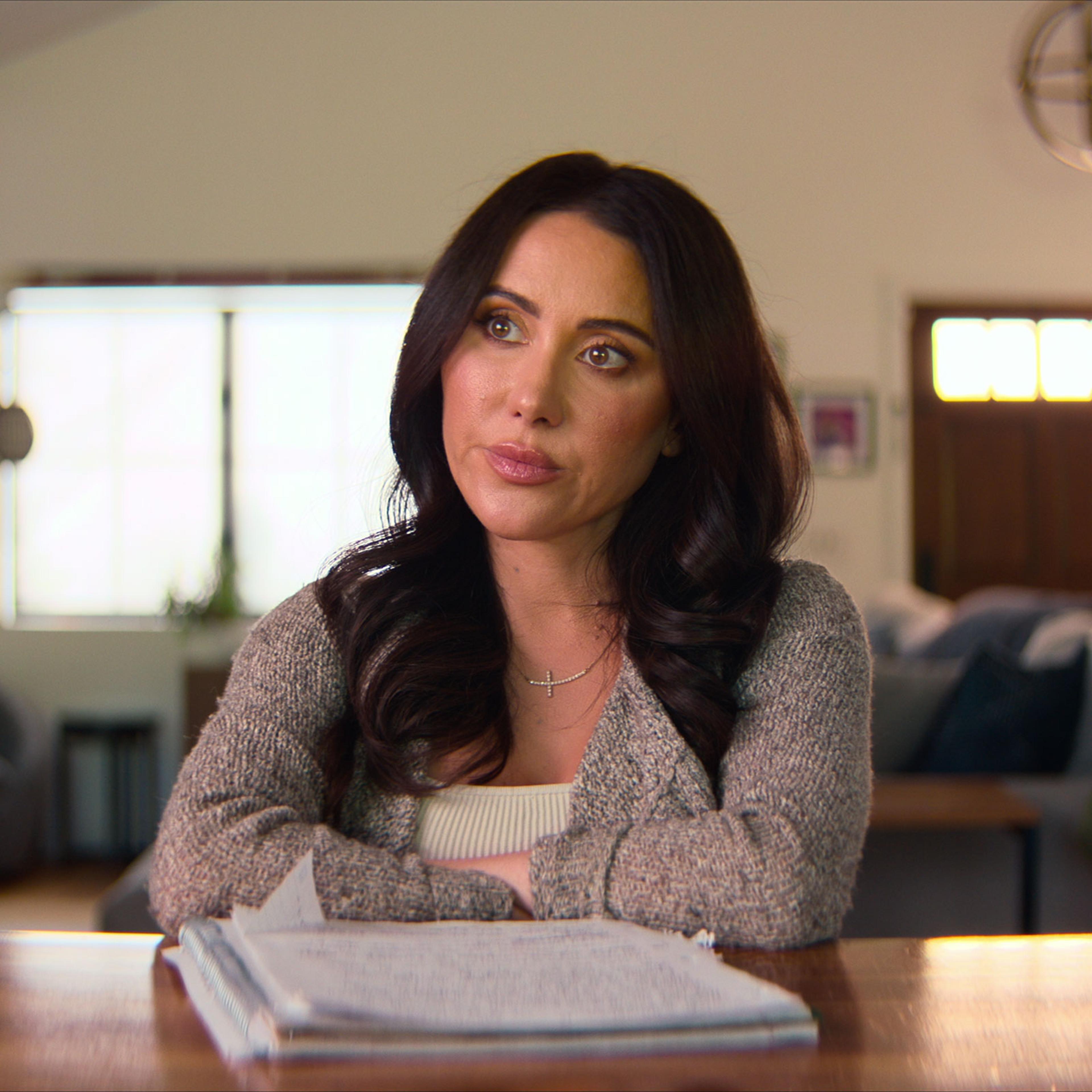 Untold: The Fall of Favre. Jenn Sterger in Untold: The Fall of Favre. Cr. Courtesy of Netflix