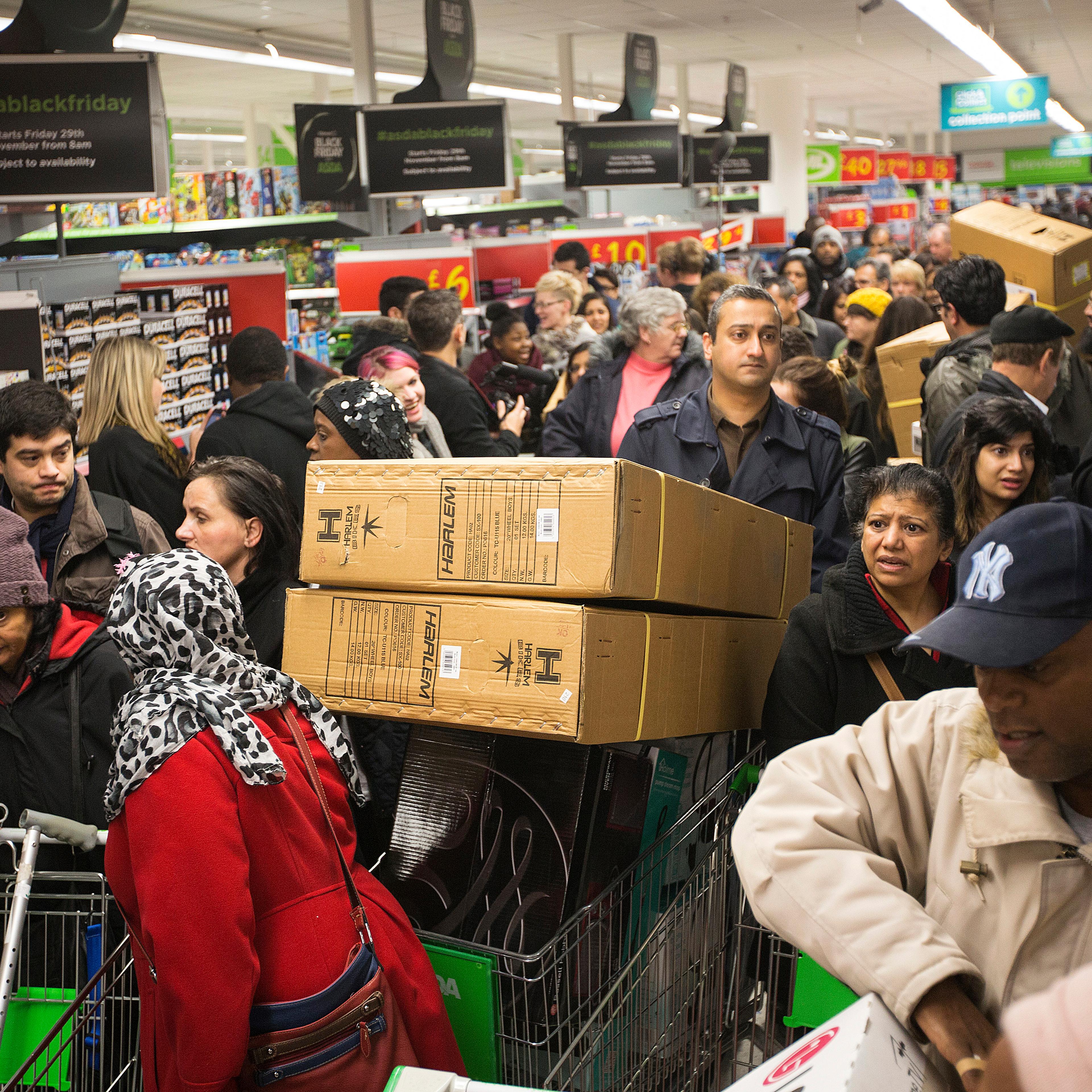 Wal-Mart Stores Inc.'s U.K. Asda Supermarket Entices Shoppers With Black Friday Deals