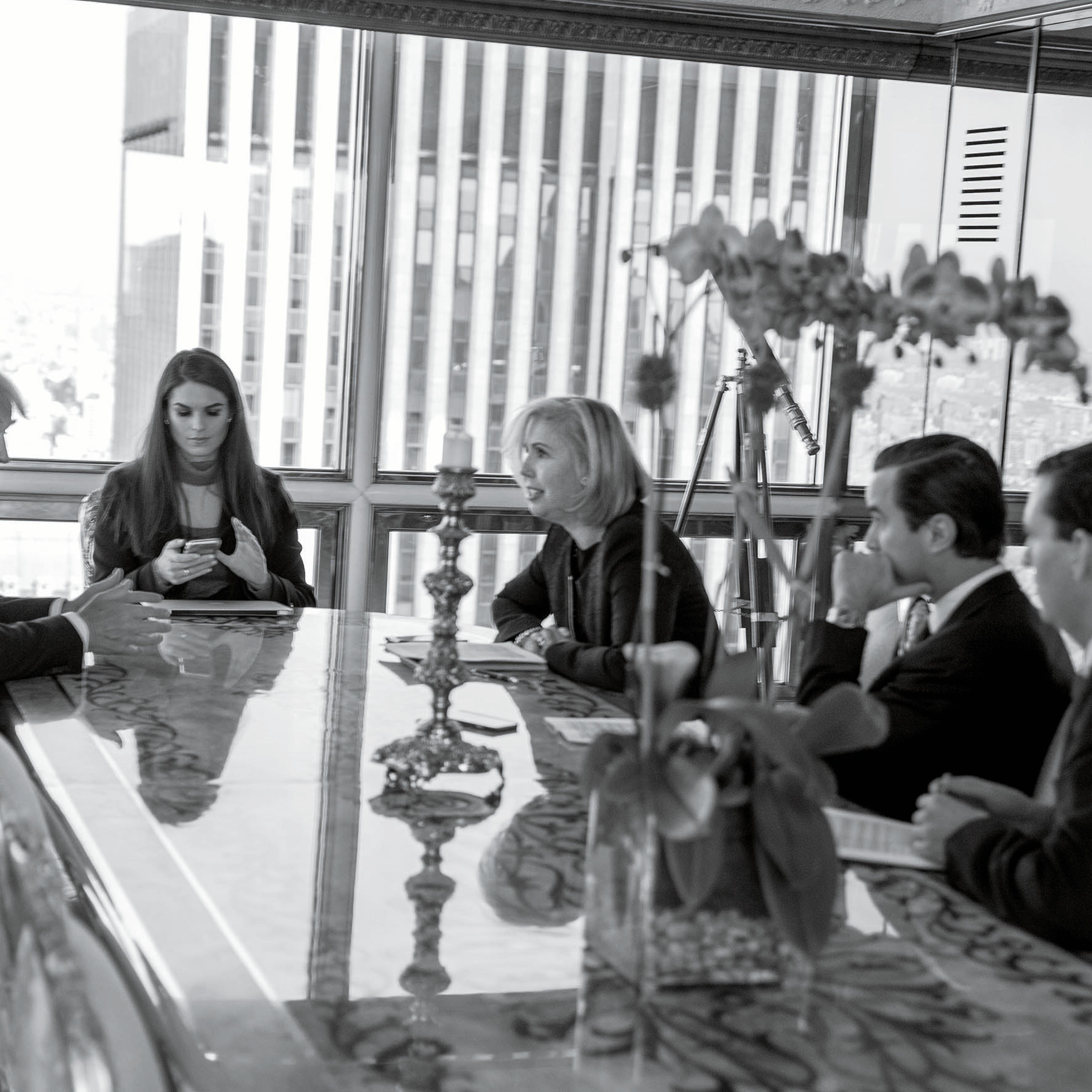 The Nov. 28 photo shoot at the President-elect’s residence in Trump Tower.