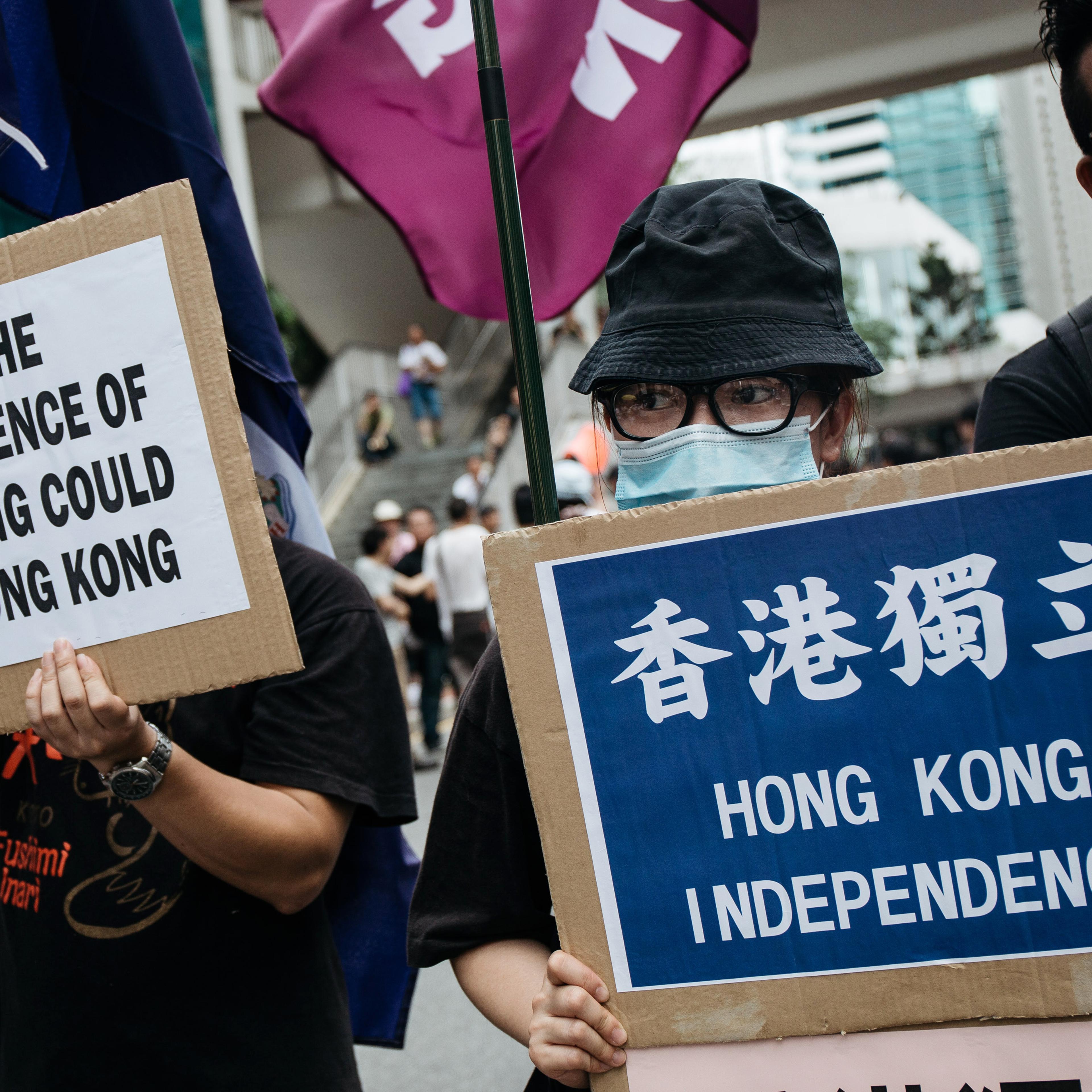 Hong Kong Pro-Democracy Rally As City Marks Anniversary Of Handover To China
