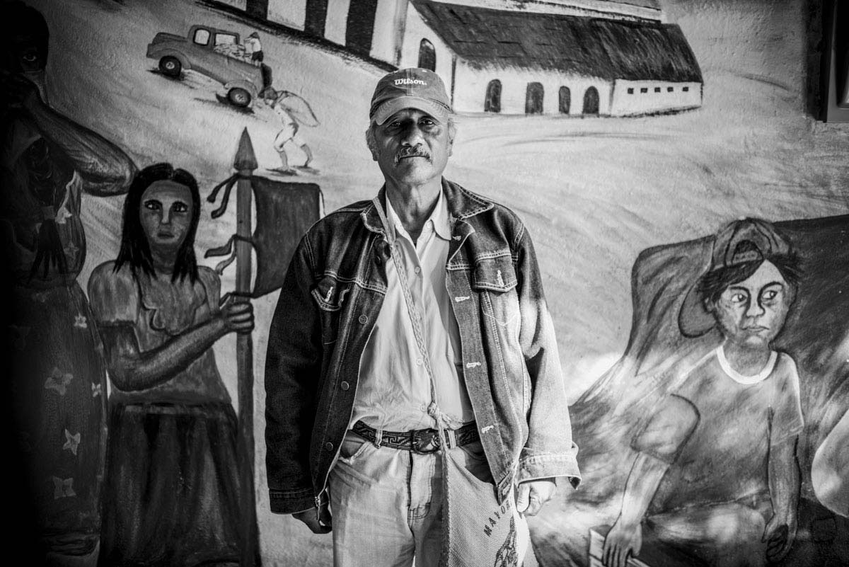 The father Father of one of the studentsdisappeared during the night of September26th in Iguala, photographed November 1, 2014 photographed at the Raul Isidro Burgos de Ayotzinapa TeachersCollege Sebastian Liste—NOOR FOR TIME *wanted to remain anonymous 