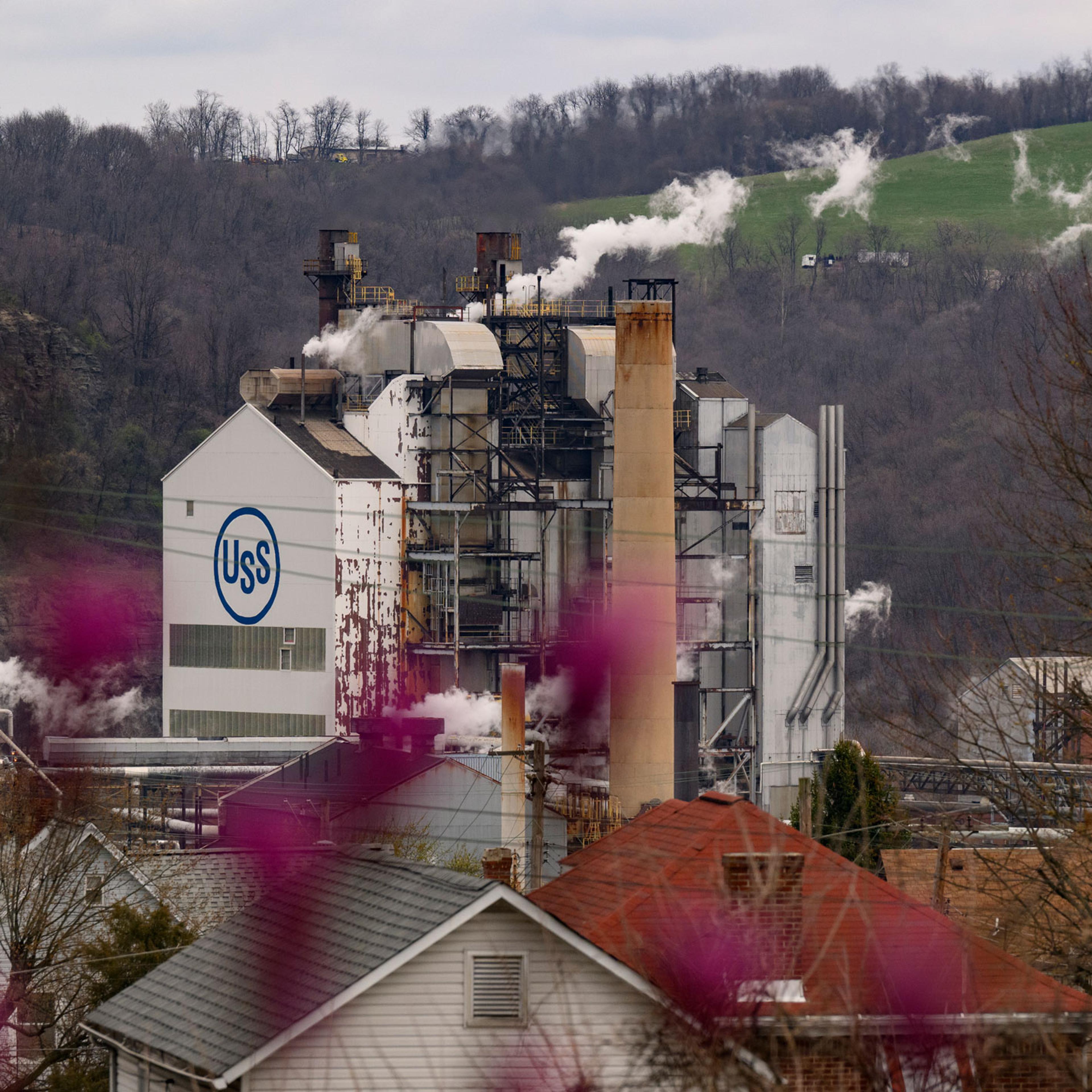 A general view of the exterior of the U.S. Steel Clairton Coke Plant
