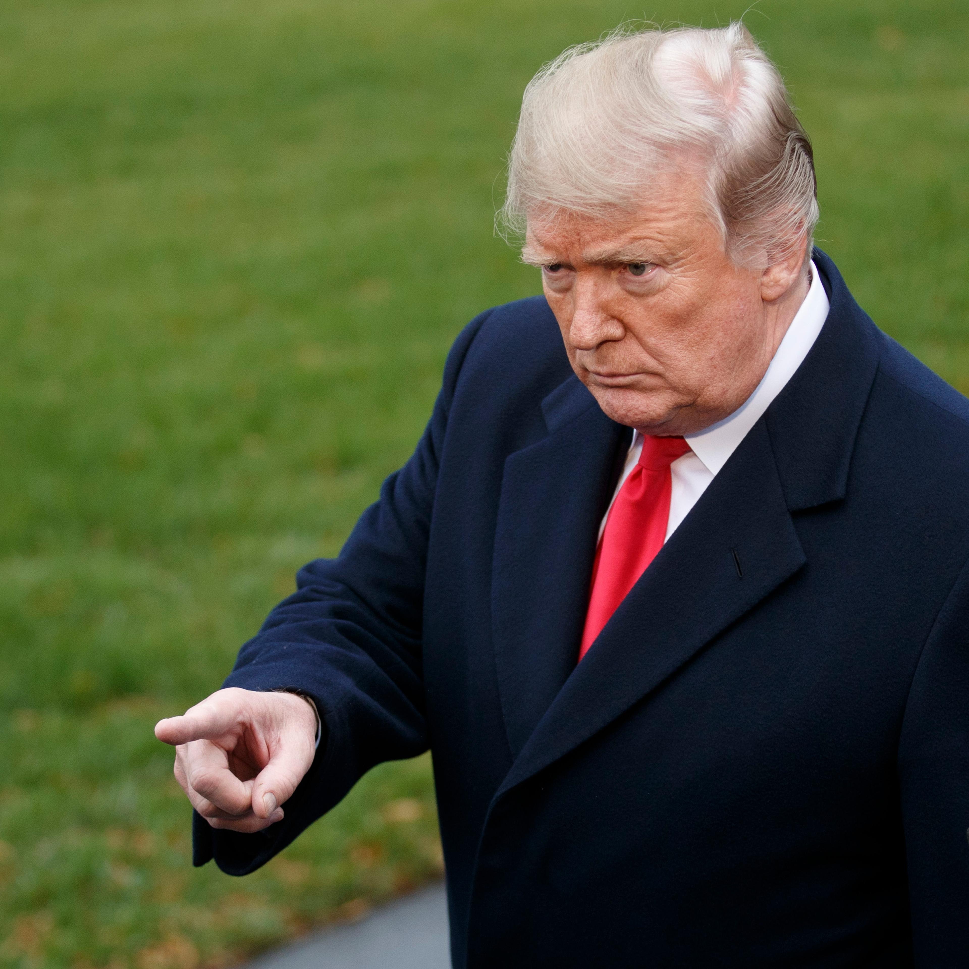 US President Donald J. Trump departs the White House for Mississippi, Washington, USA - 26 Nov 2018