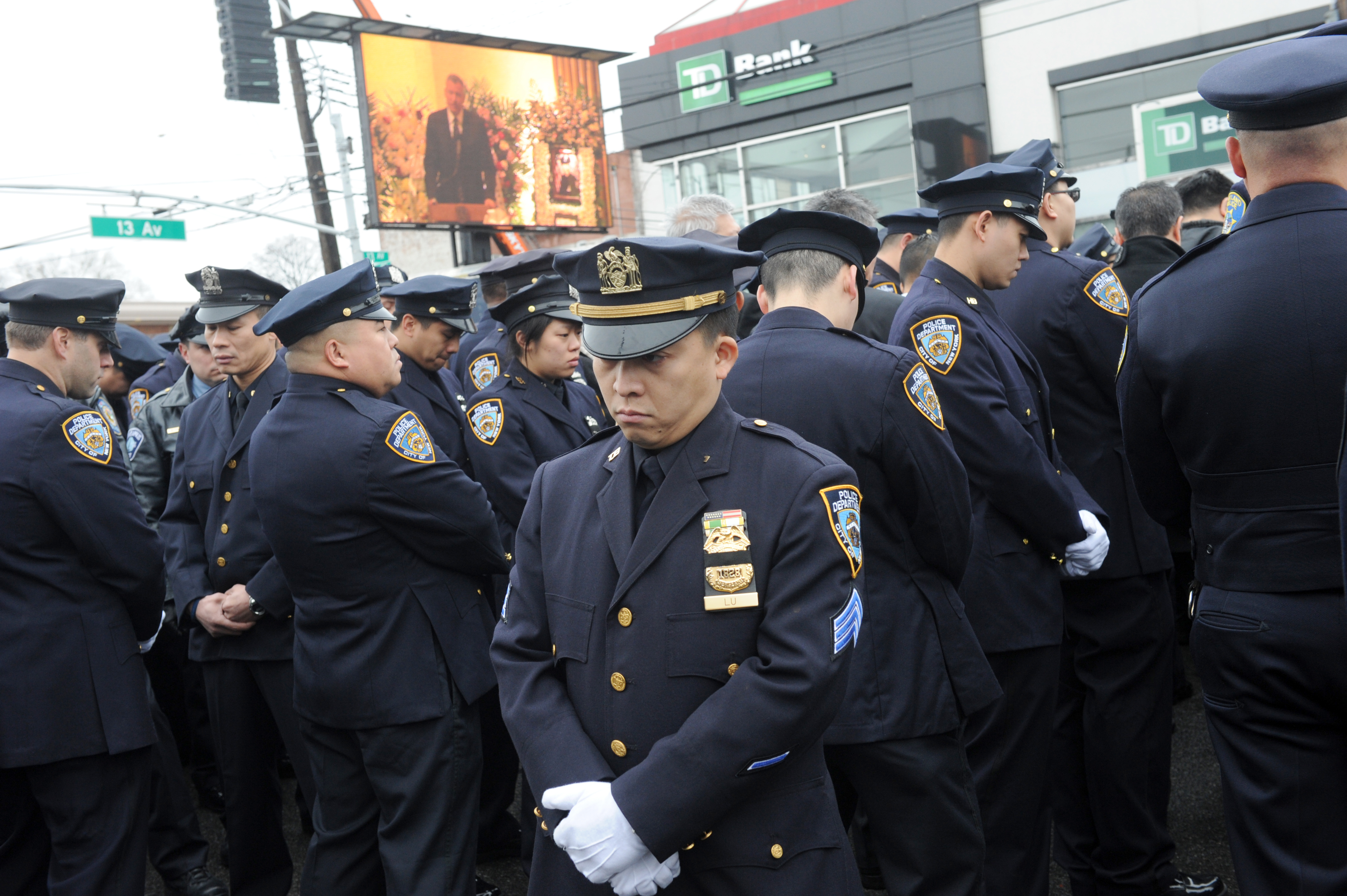 P.O. Wenjian Liu Funeral