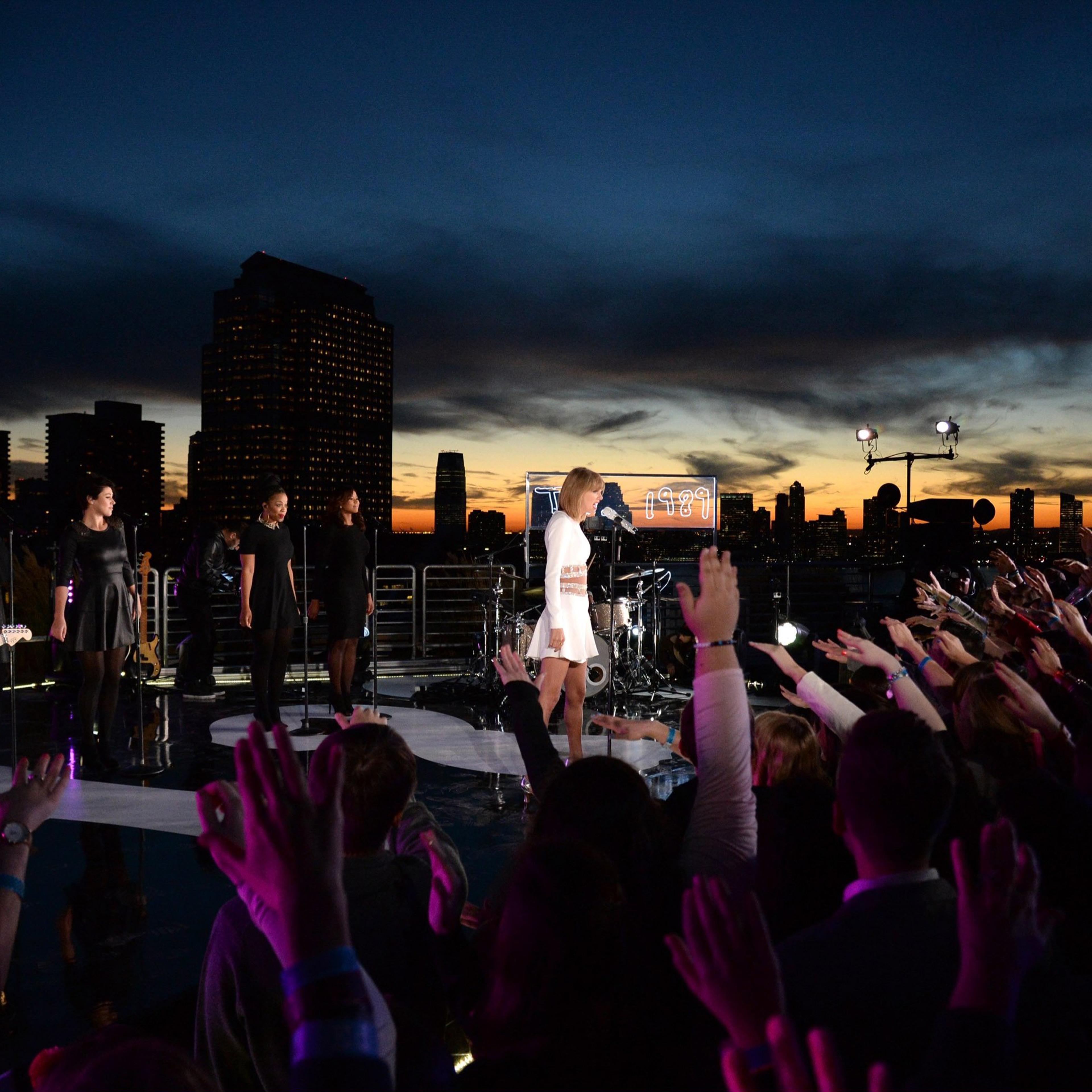 Taylor Swift performs during her 1989 Secret Session with iHeartRadio on Oct. 27, 2014 in New York City.