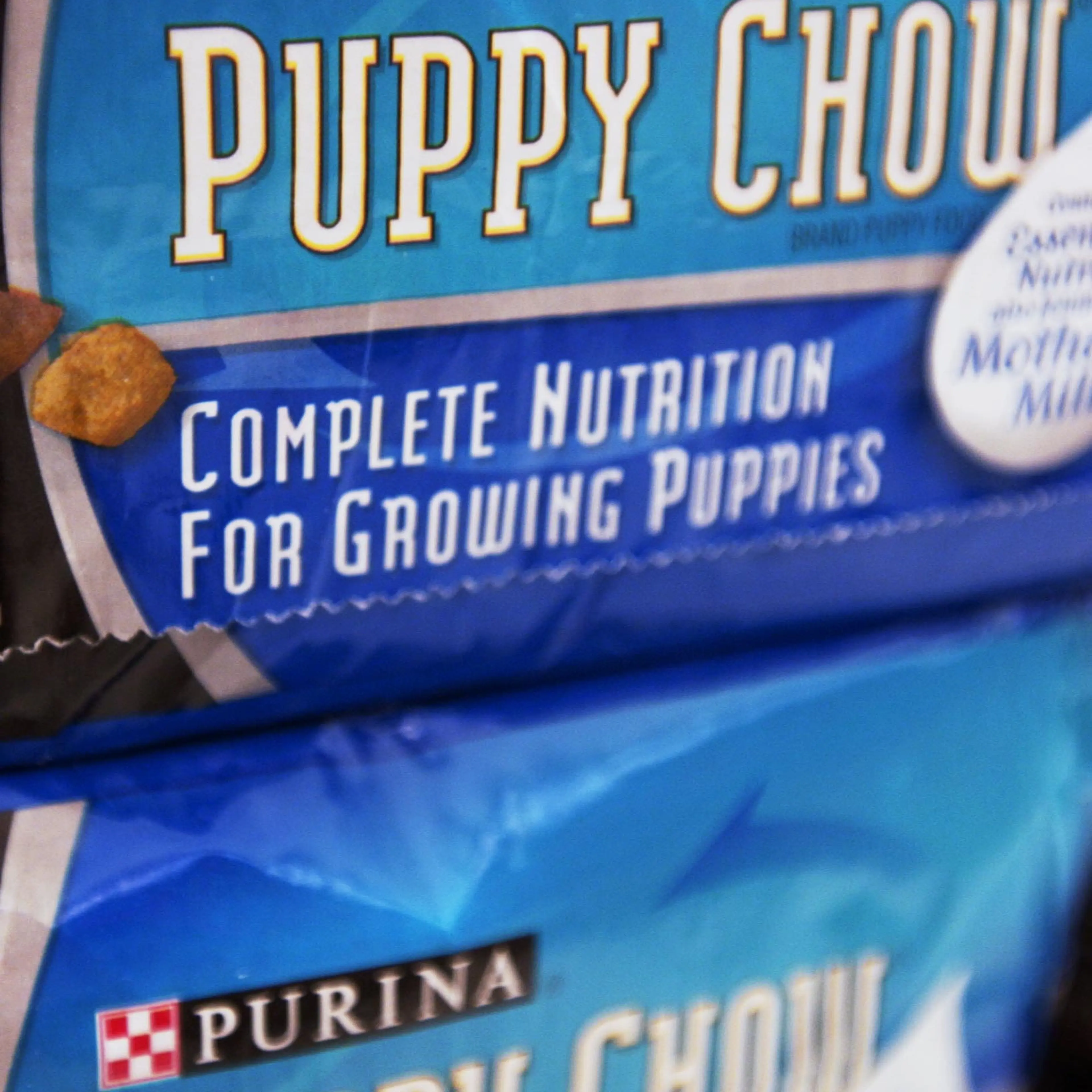Purina dog food is on display at an Associated Supermarket i