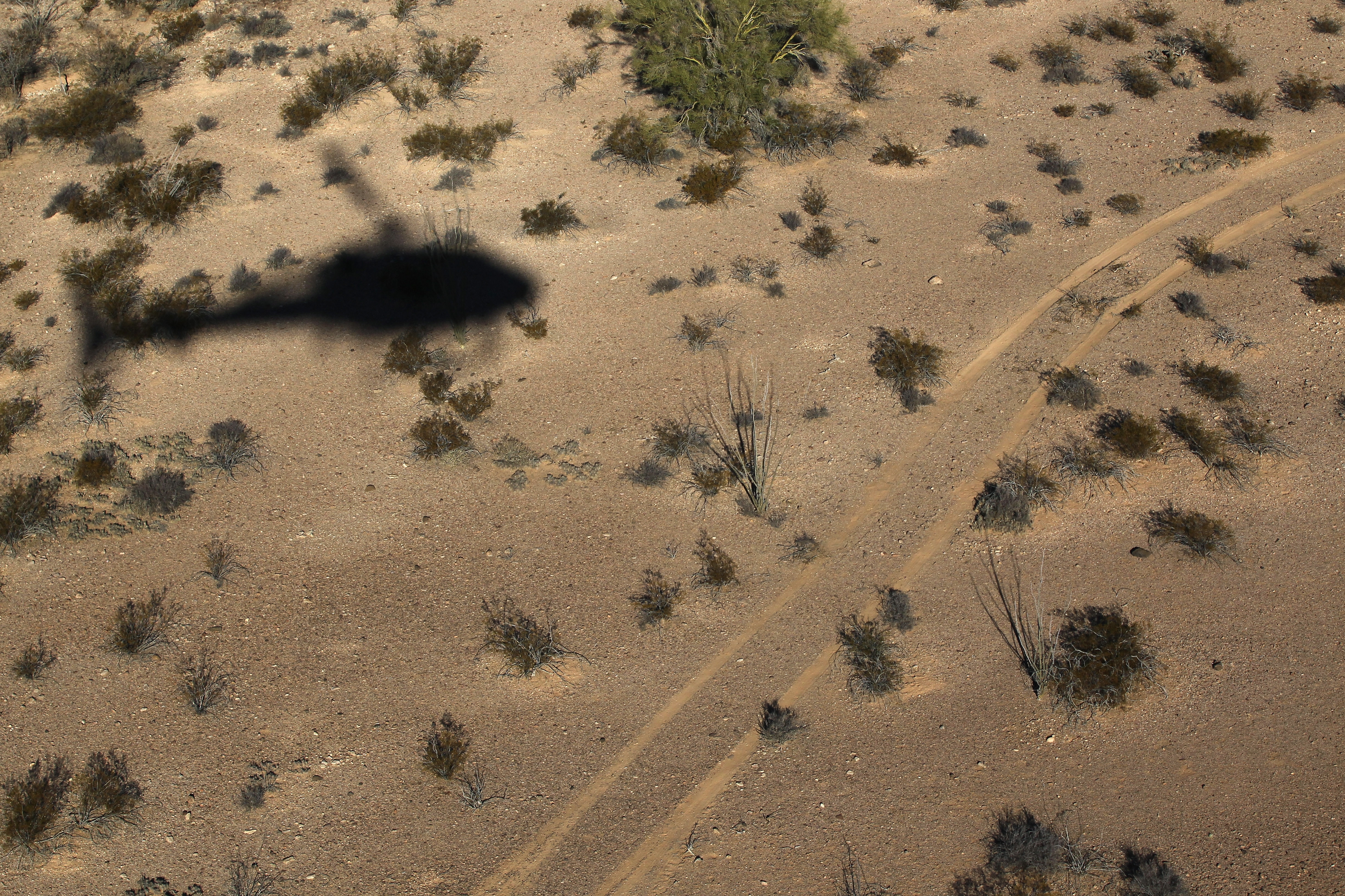U.S. Conducts Aerial Patrols Of U.S.-Mexico Border