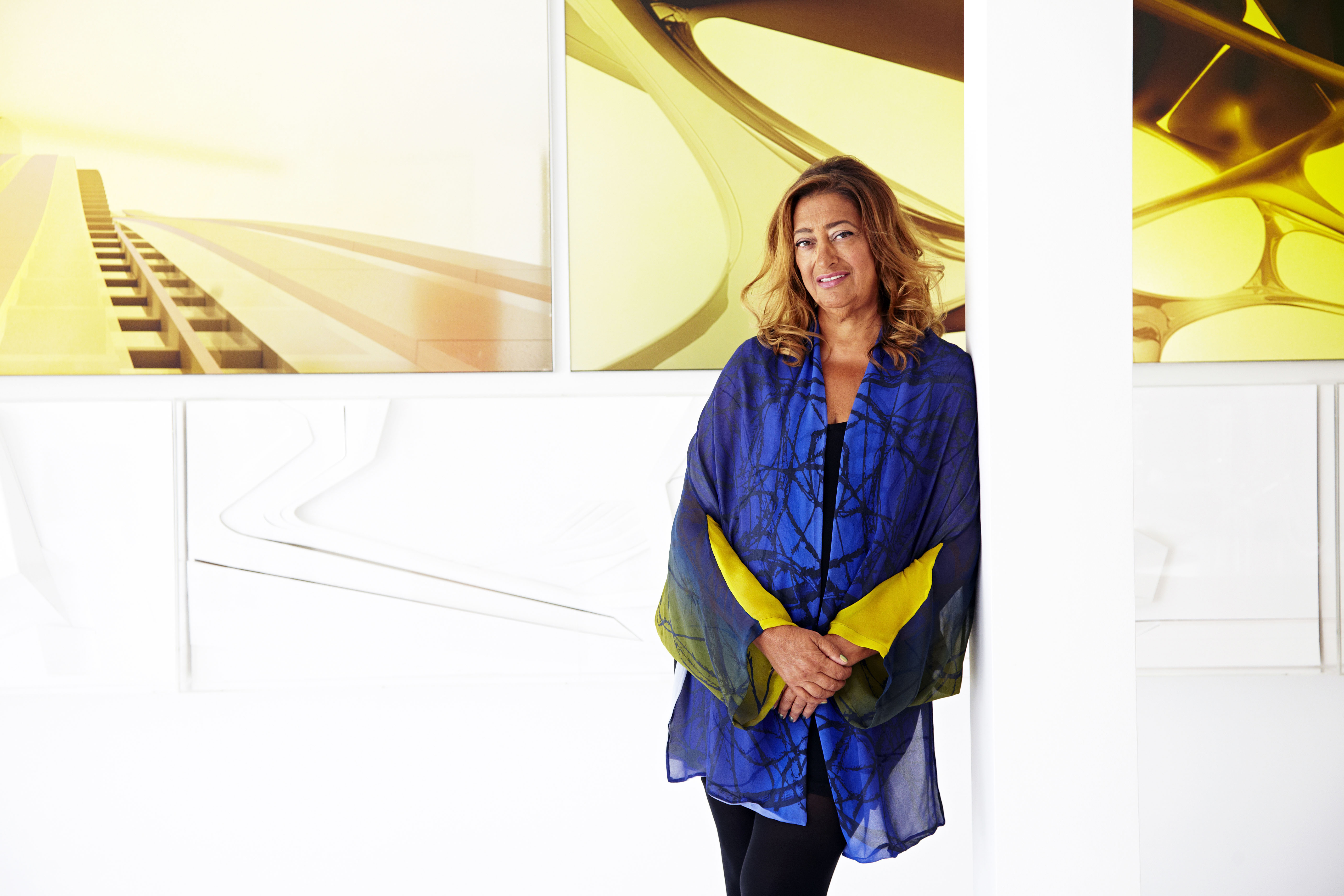 Iraqi-British architect Zaha Hadid.