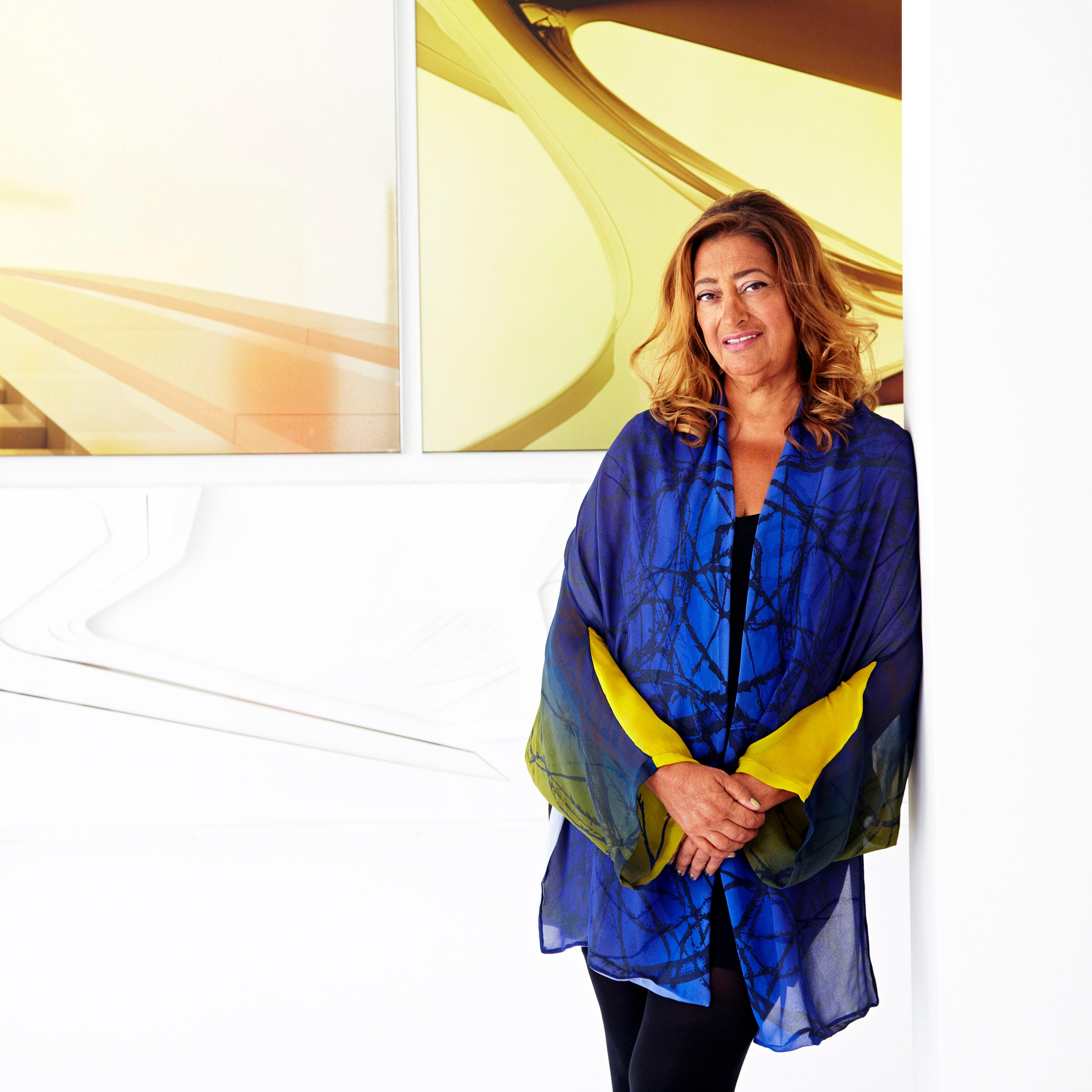 Iraqi-British architect Zaha Hadid.