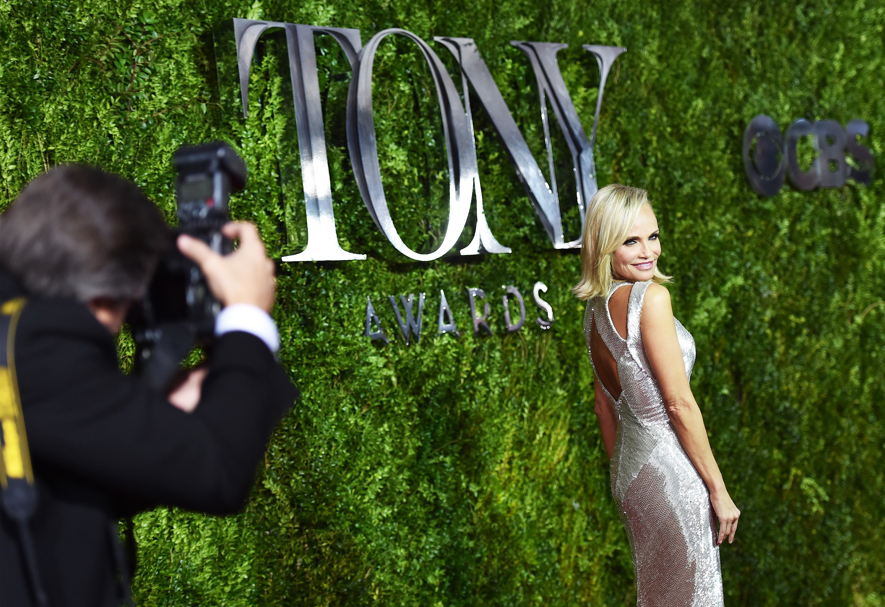 Actress Kristin Chenoweth attends the 2015 Tony Awards at Radio City Music Hall in New York City on June 7, 2015.