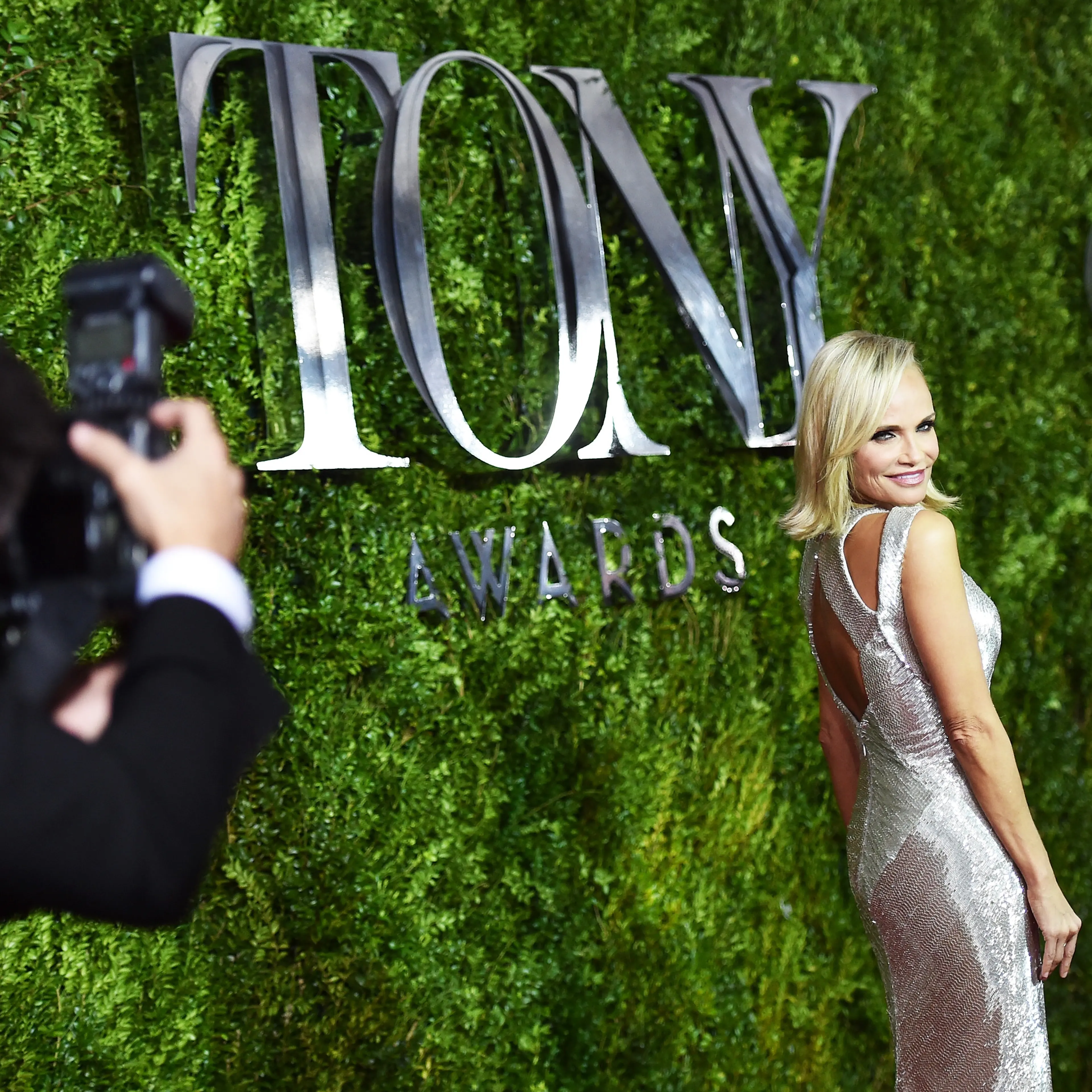 Actress Kristin Chenoweth attends the 2015 Tony Awards at Radio City Music Hall in New York City on June 7, 2015.