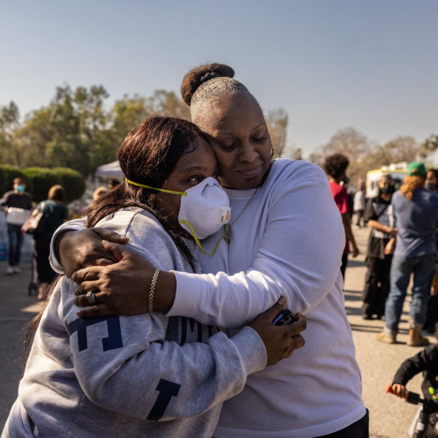 Black community members of Aladena deal with the aftermath of the Eaton fire as Black Los Angeles comes and supports them