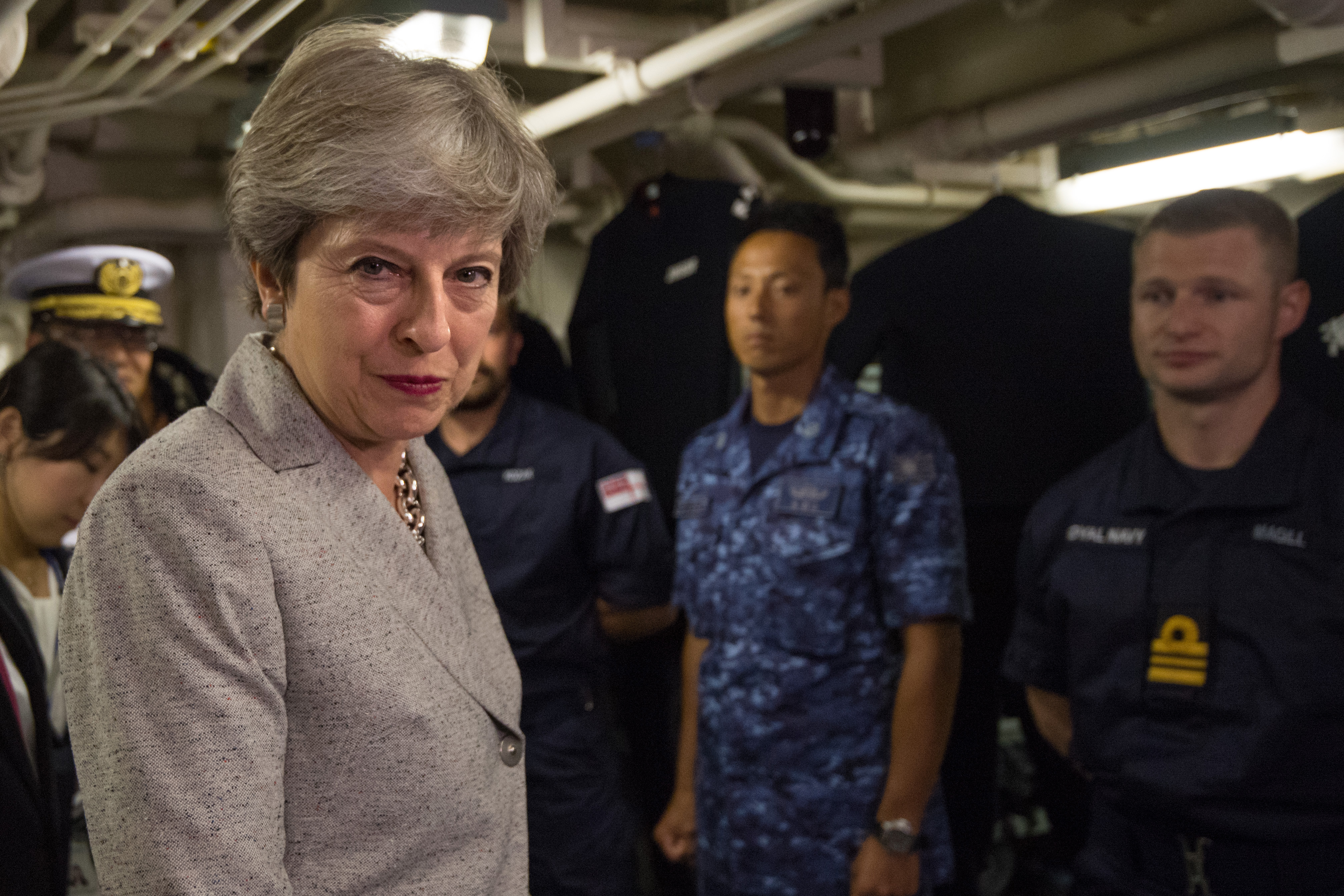Theresa May's First Official Visit To Japan As Prime Minister - Day Two