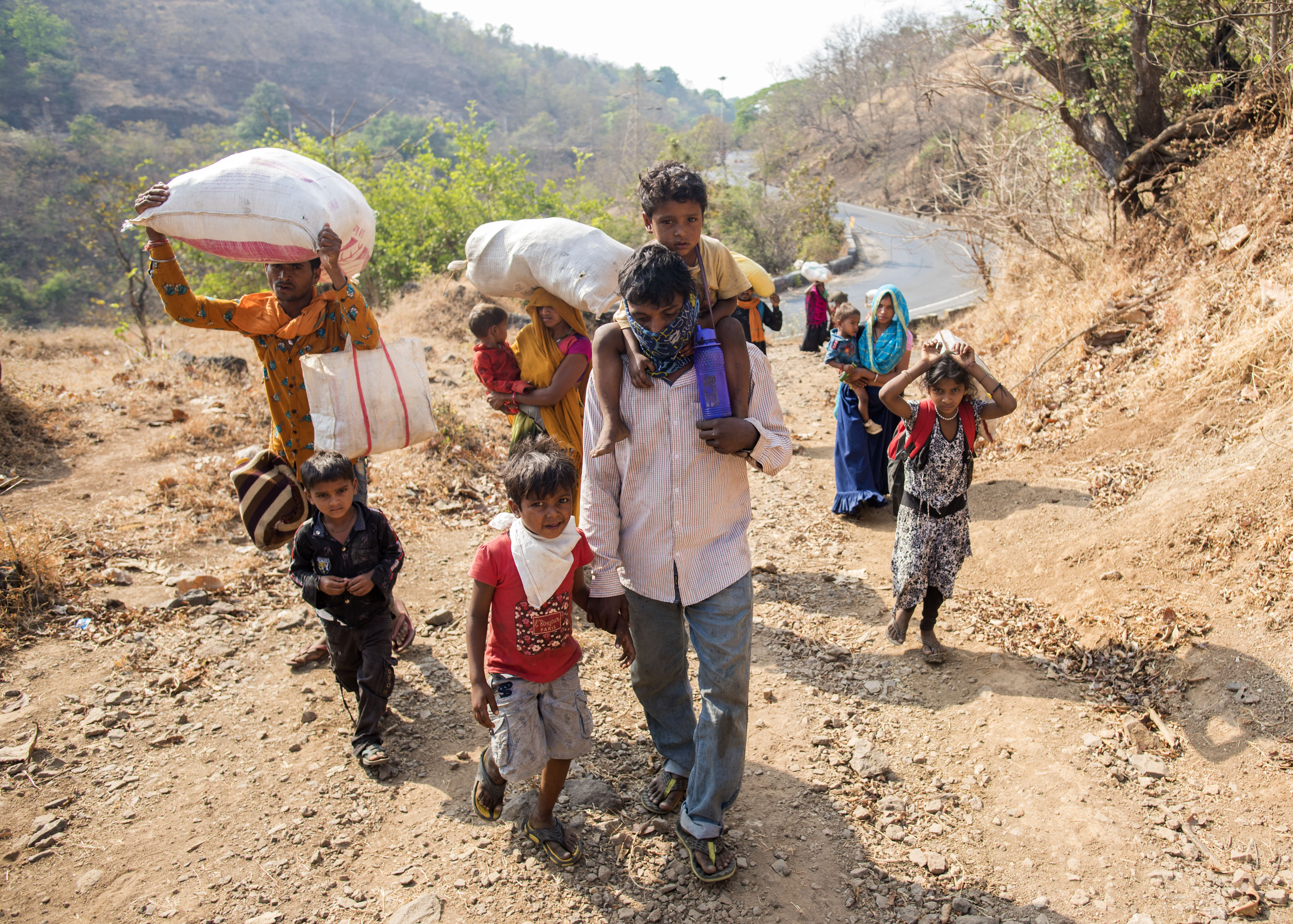 Thousands Of Migrant Workers Head Home In Coronavirus Lockdown