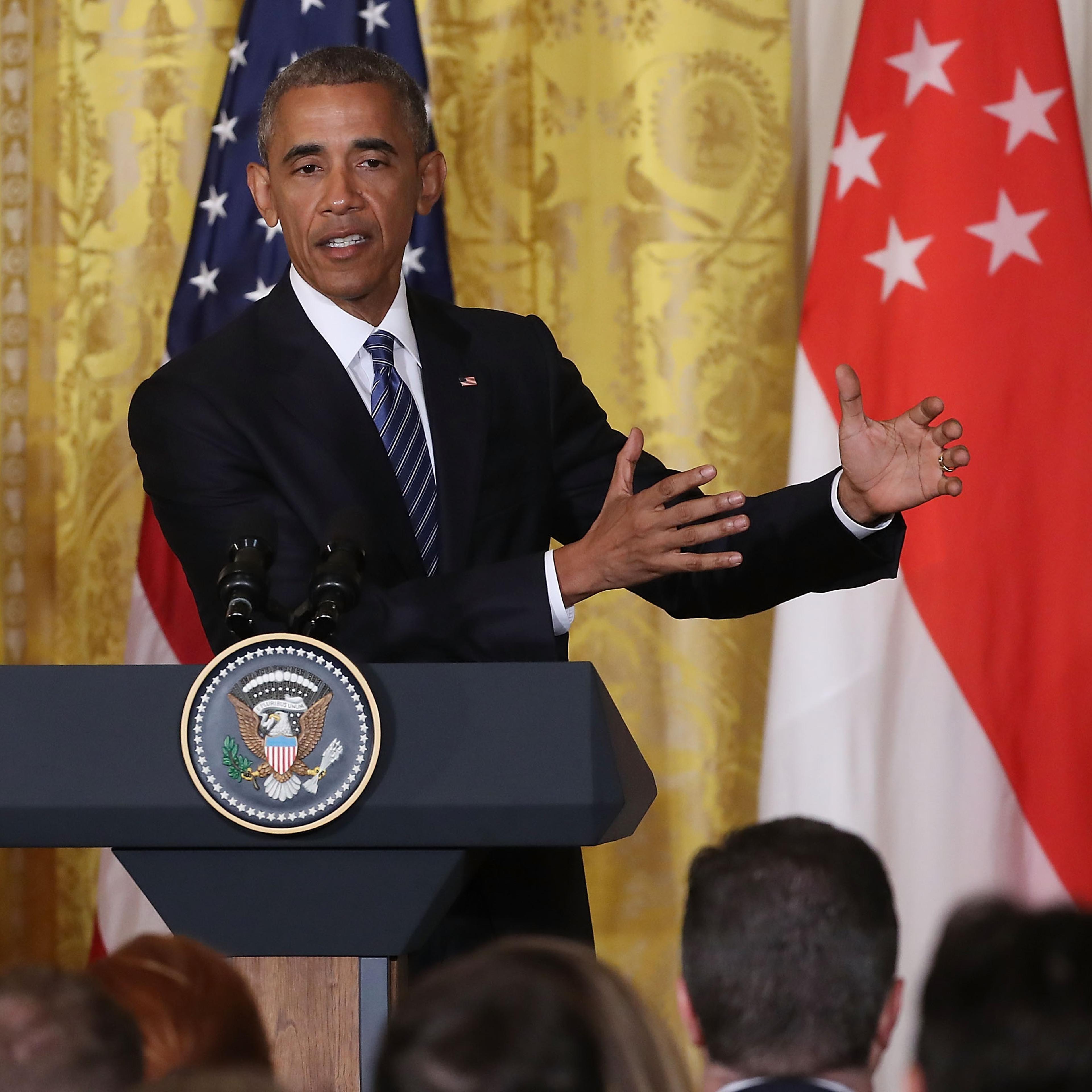 President Obama Welcomes Singapore's Prime Minister Lee Hsien Loong To The White House