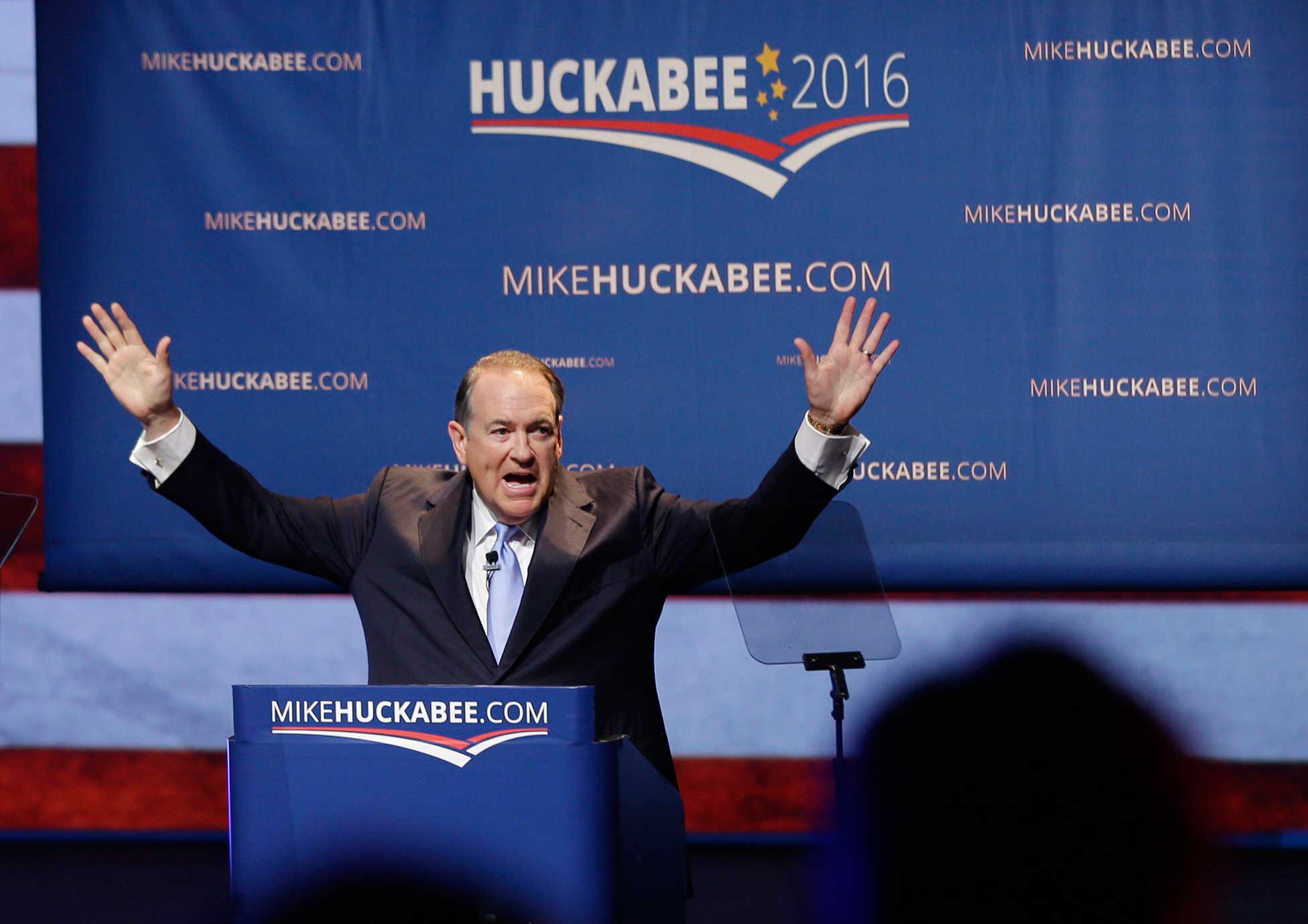 Mike Huckabee Presidential Campaign Launch