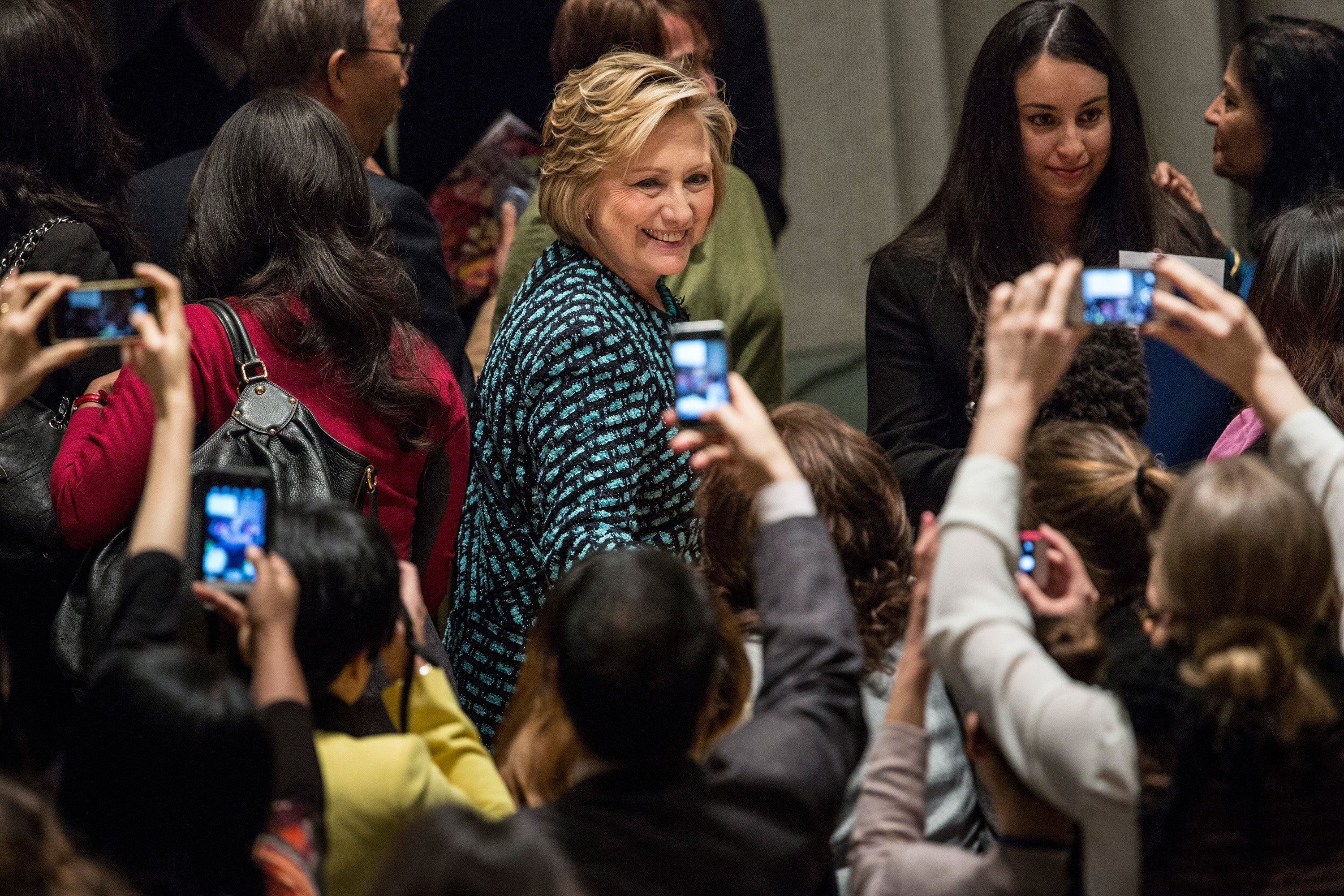 Hillary Clinton Speaks At UN International Women's Day Event