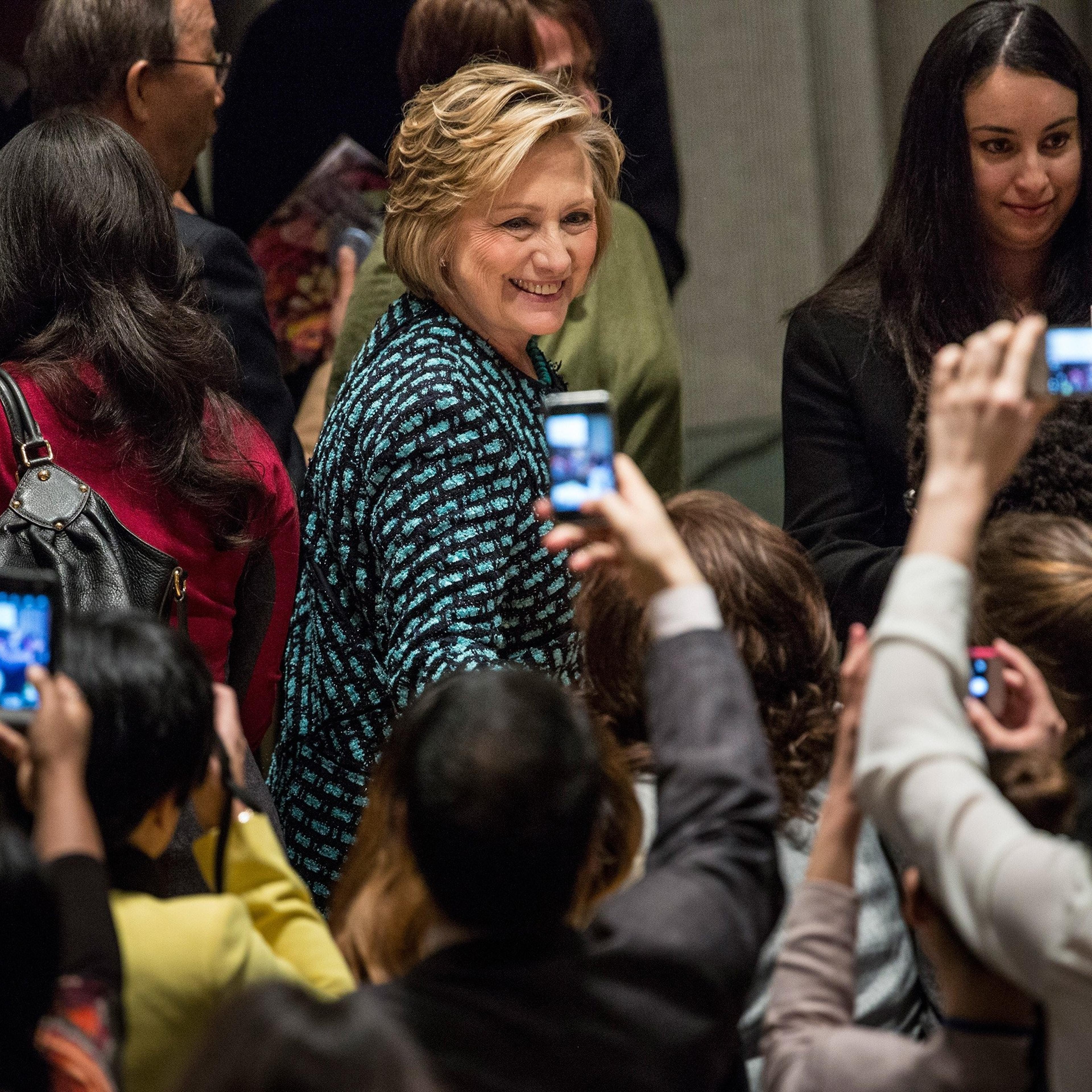 Hillary Clinton Speaks At UN International Women's Day Event