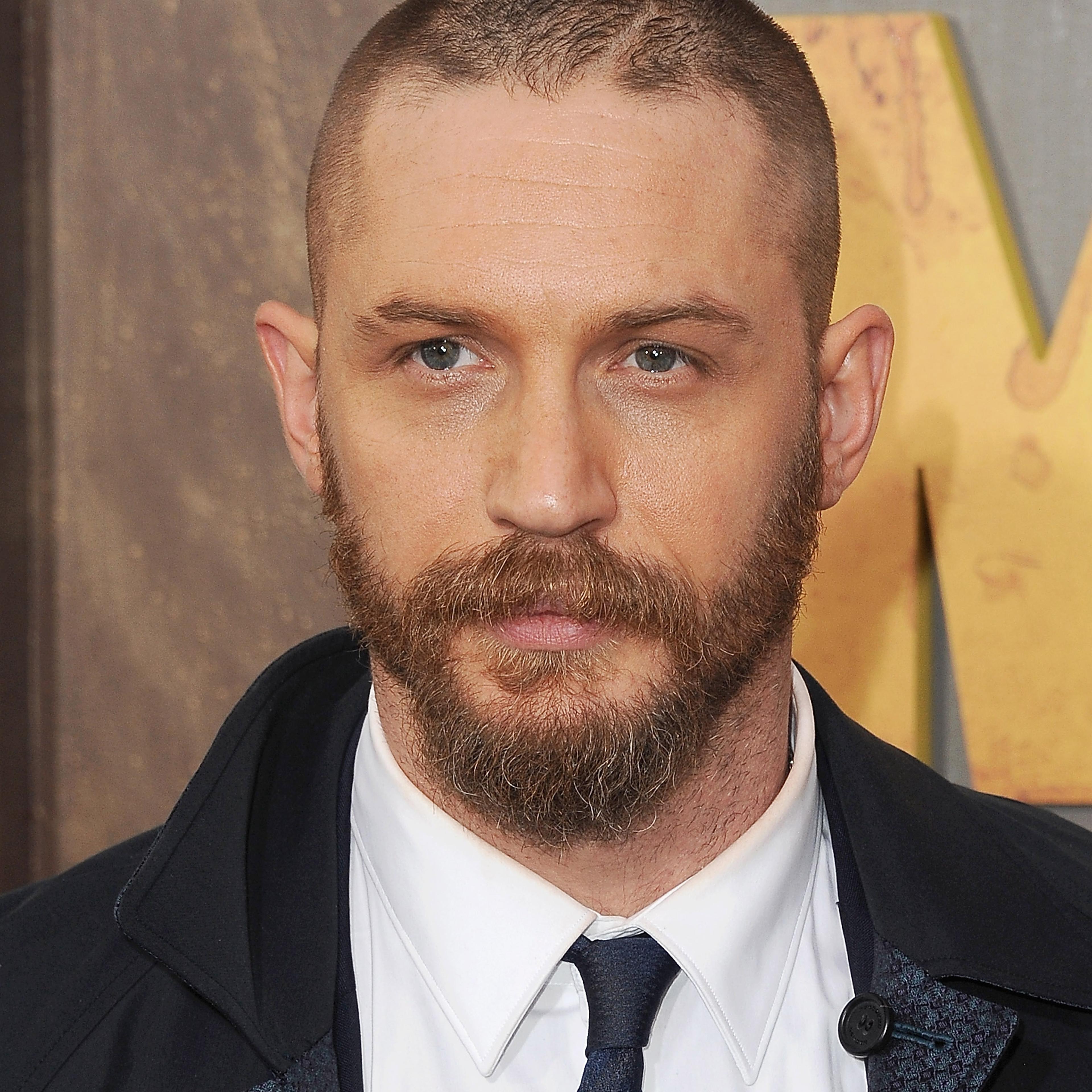 Actor Tom Hardy arrives at the Los Angeles Premiere of "Mad Max: Fury Road" at TCL Chinese Theatre IMAX on May 7, 2015 in Hollywood.