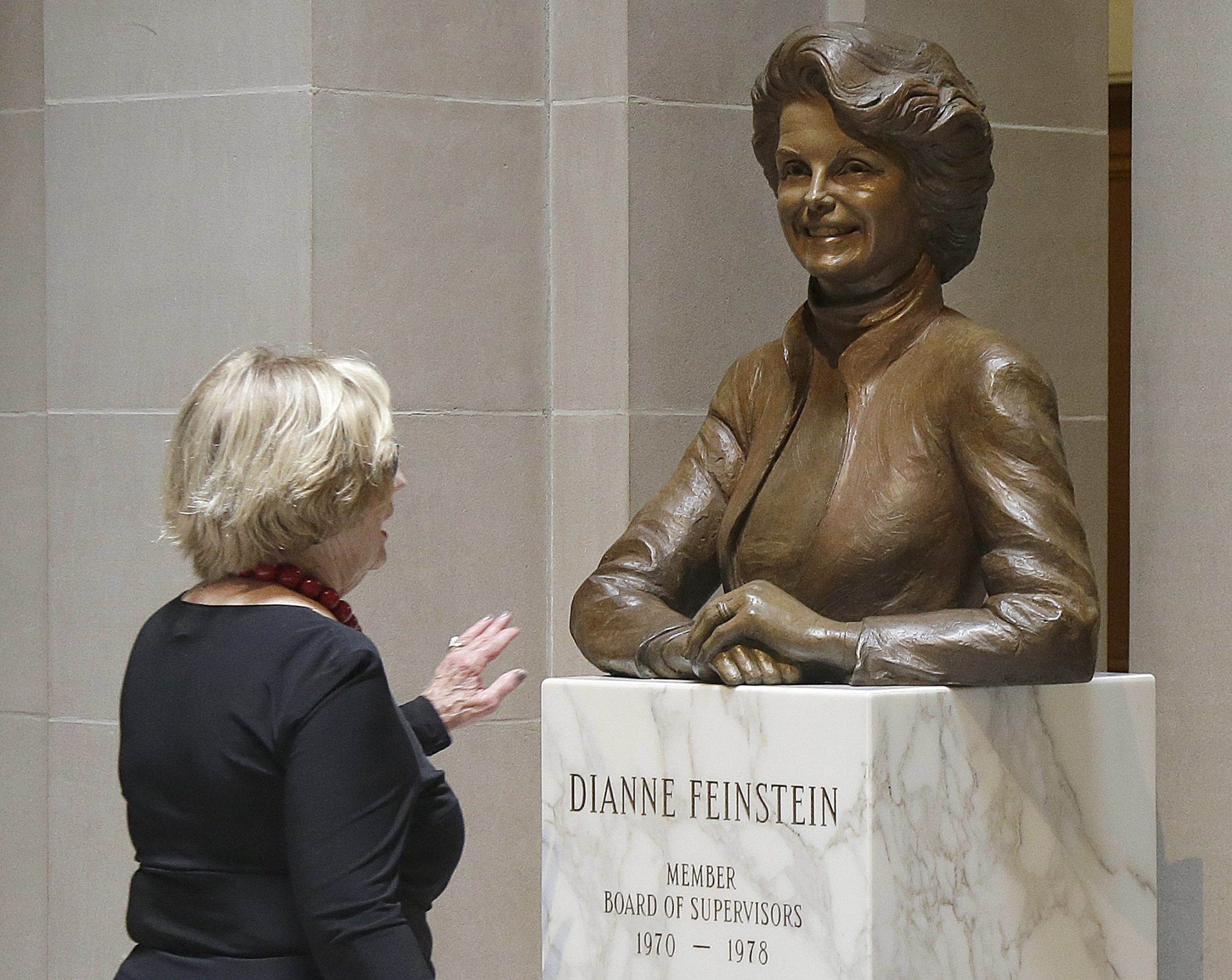 Feinstein Statue