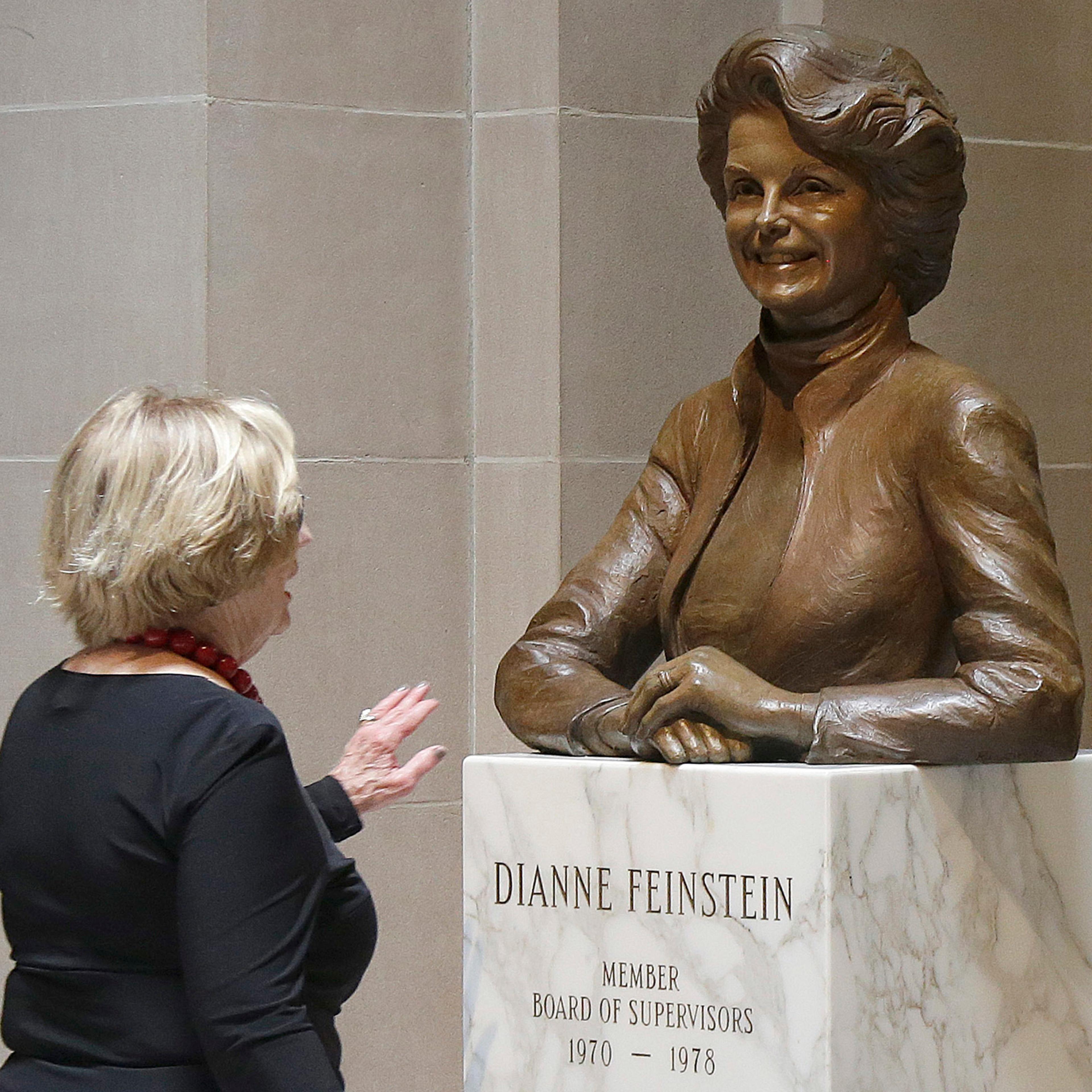 Feinstein Statue