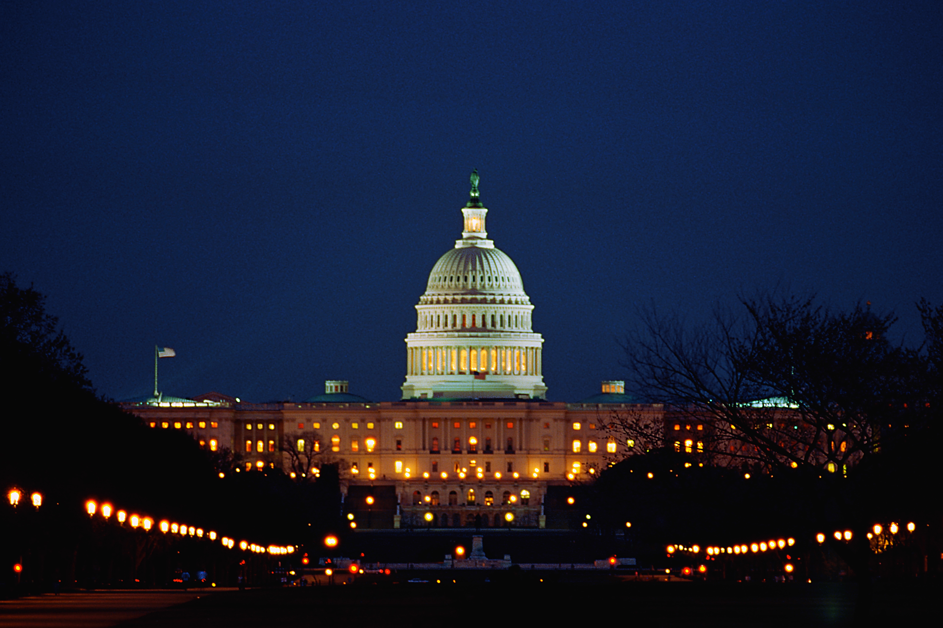 U.S. Capitol at Night