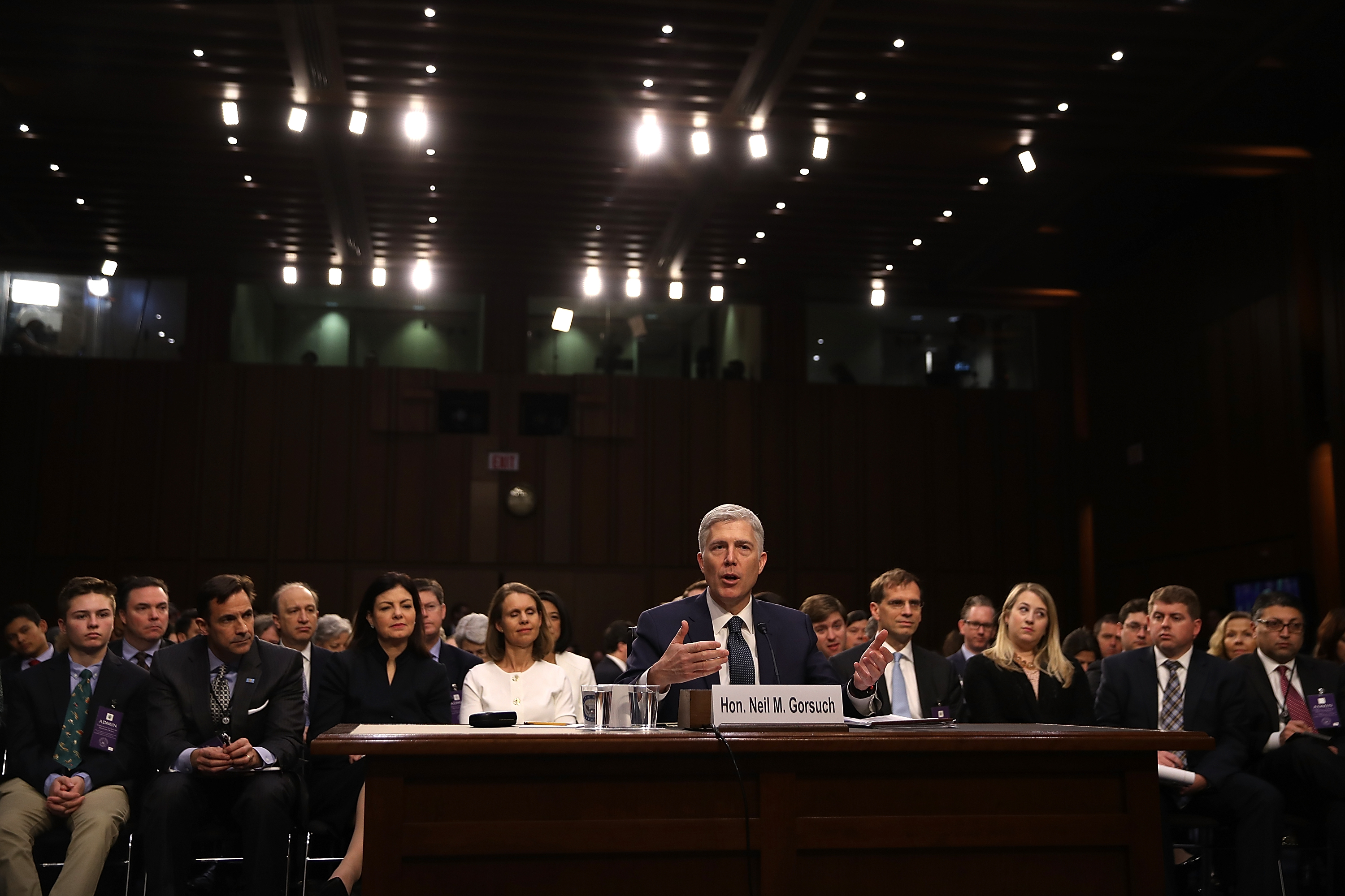 Senate Holds Confirmation Hearing For Supreme Court Nominee Neil Gorsuch