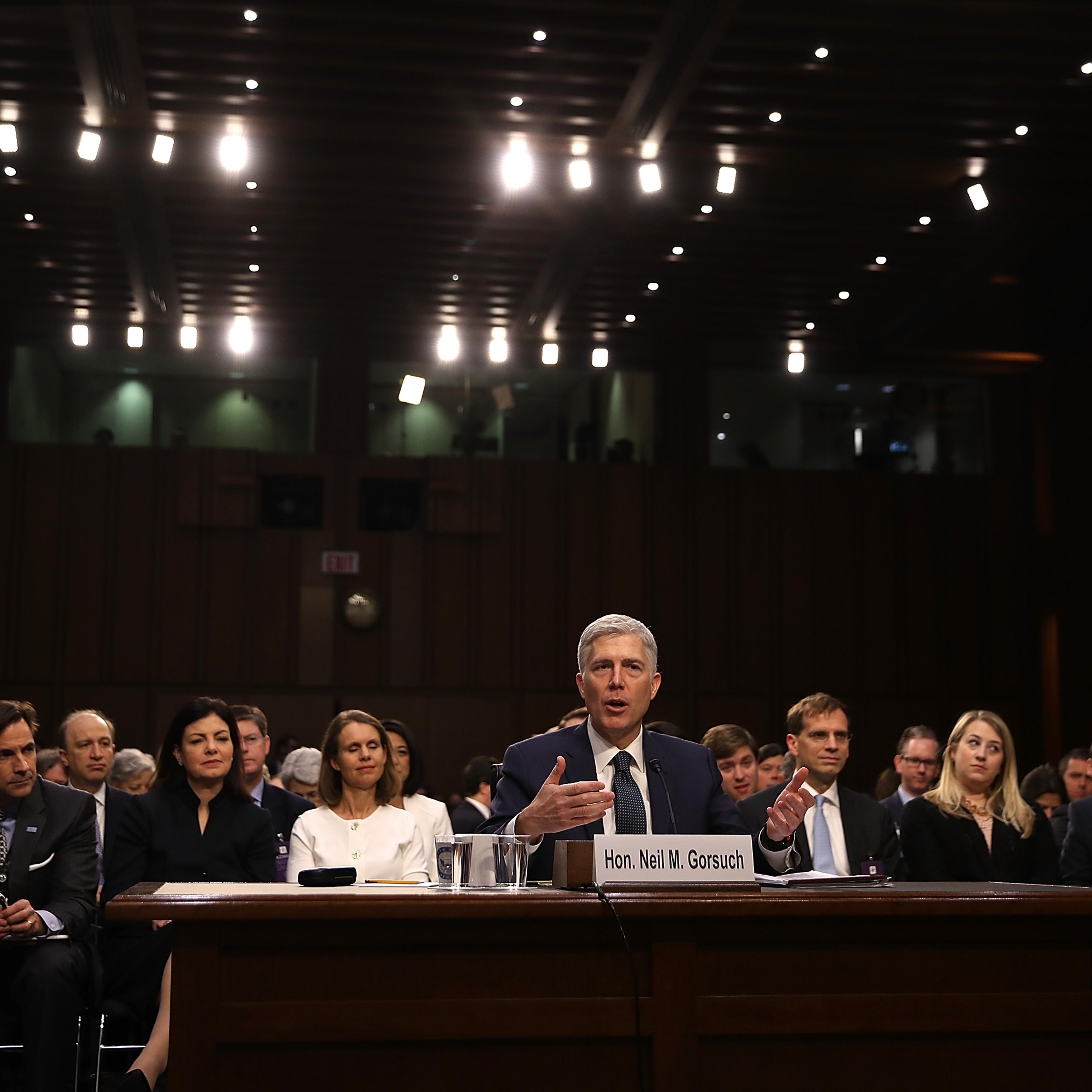 Senate Holds Confirmation Hearing For Supreme Court Nominee Neil Gorsuch